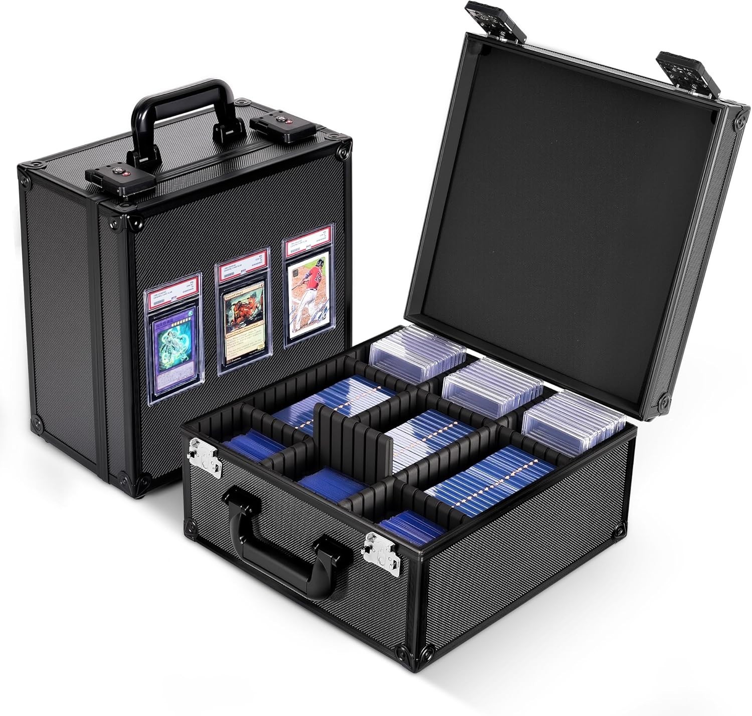 Sports Card Storage Case with Combination Lock