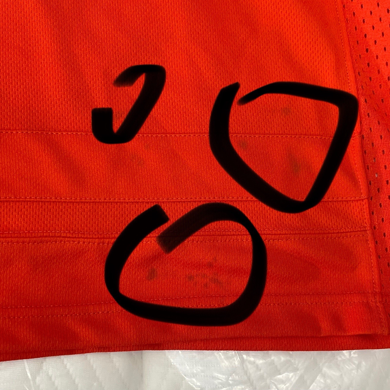 Nike Jersey Vintage Orange Men’s Sz L Distressed Y2K Sports Outdoors Logo Swoosh