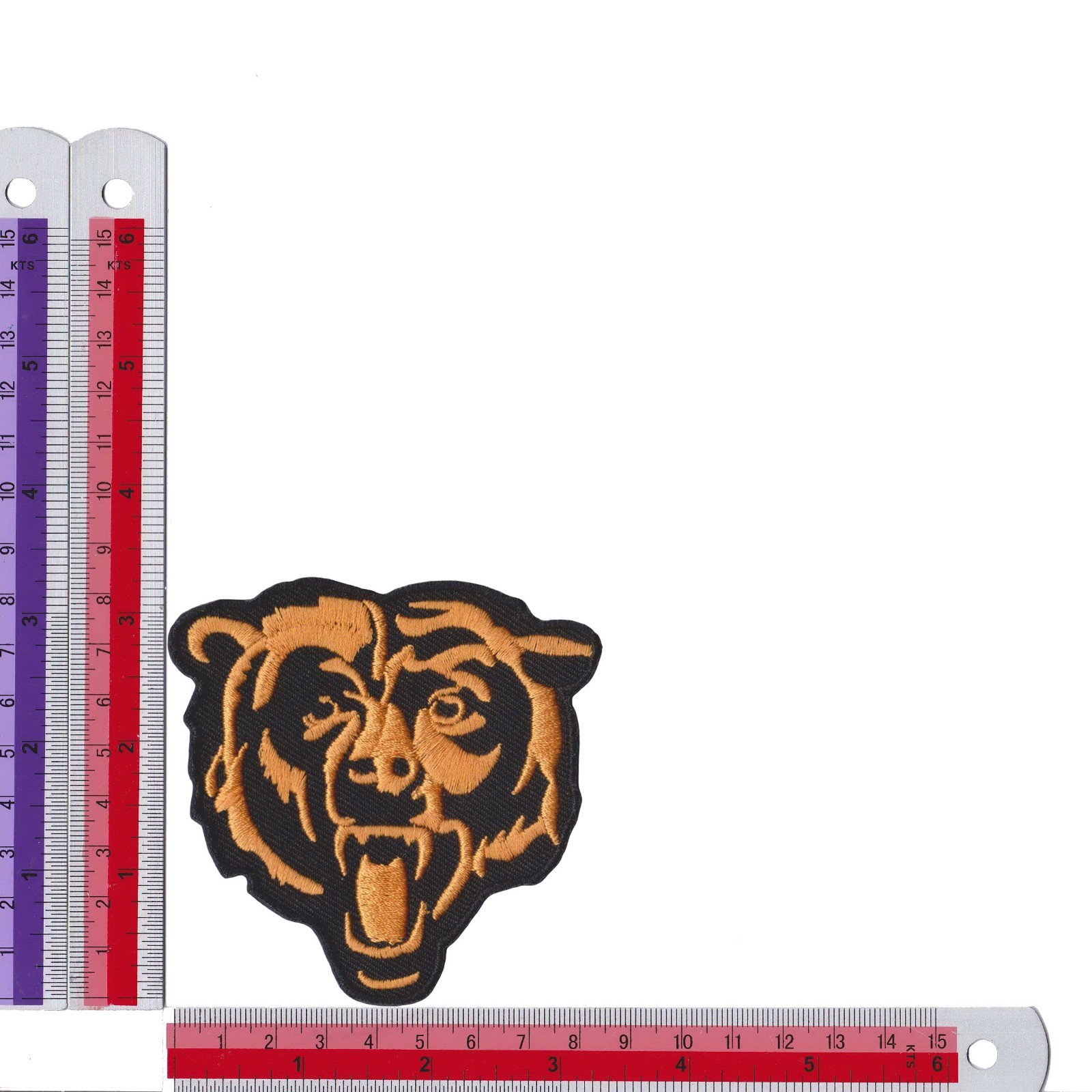 Wholesale Chicago Bears Football Logo Size 3.2 in x 3.0 in Sew Iron on Patches