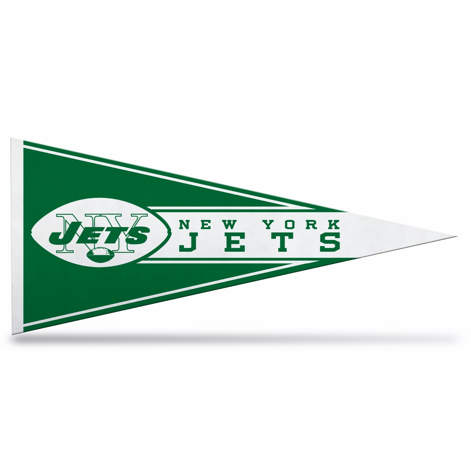 New York Jets NFL Retro Mini Pennant 9″x4″, New, felt, Made in USA