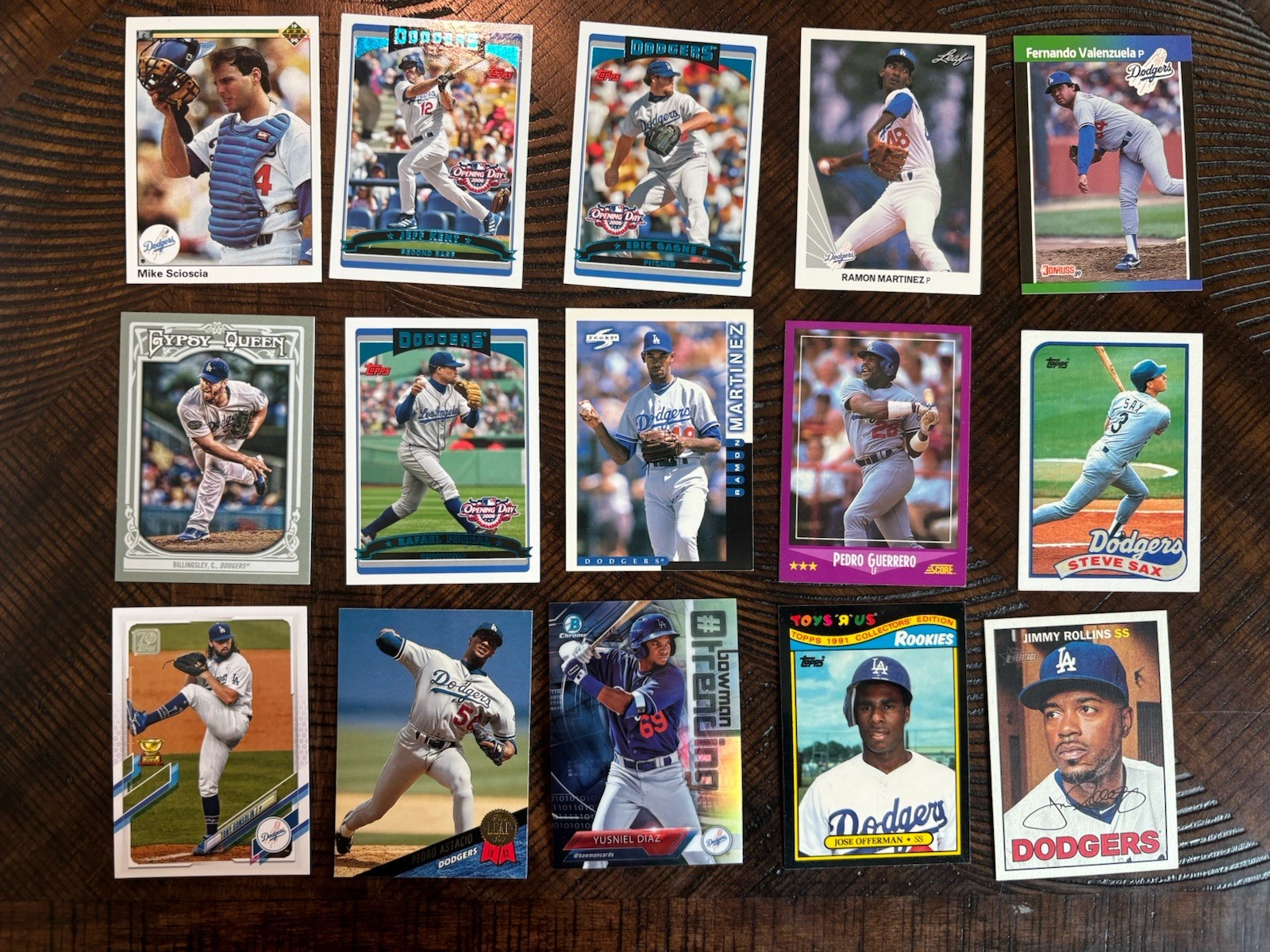 Lot Of 3200 Los Angeles Dodgers Orel Hershiser Fernando Valenzuela Gibson Garvey
