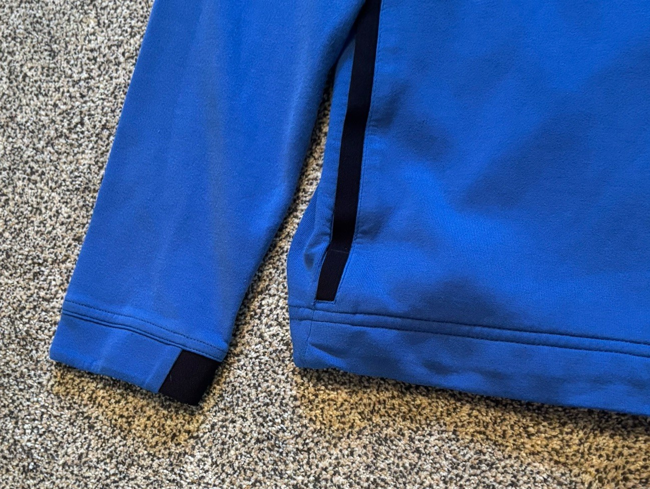 Duke Blue Devils Nike Hoodie Mens Medium/ Large Full Zip Sweatshirt Blue Dri-Fit