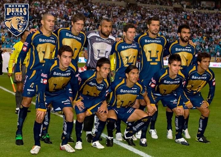 PUMAS U.N.A.M. AWAY – 2008/2009 CHAMPION – XL (Teenager) Retro