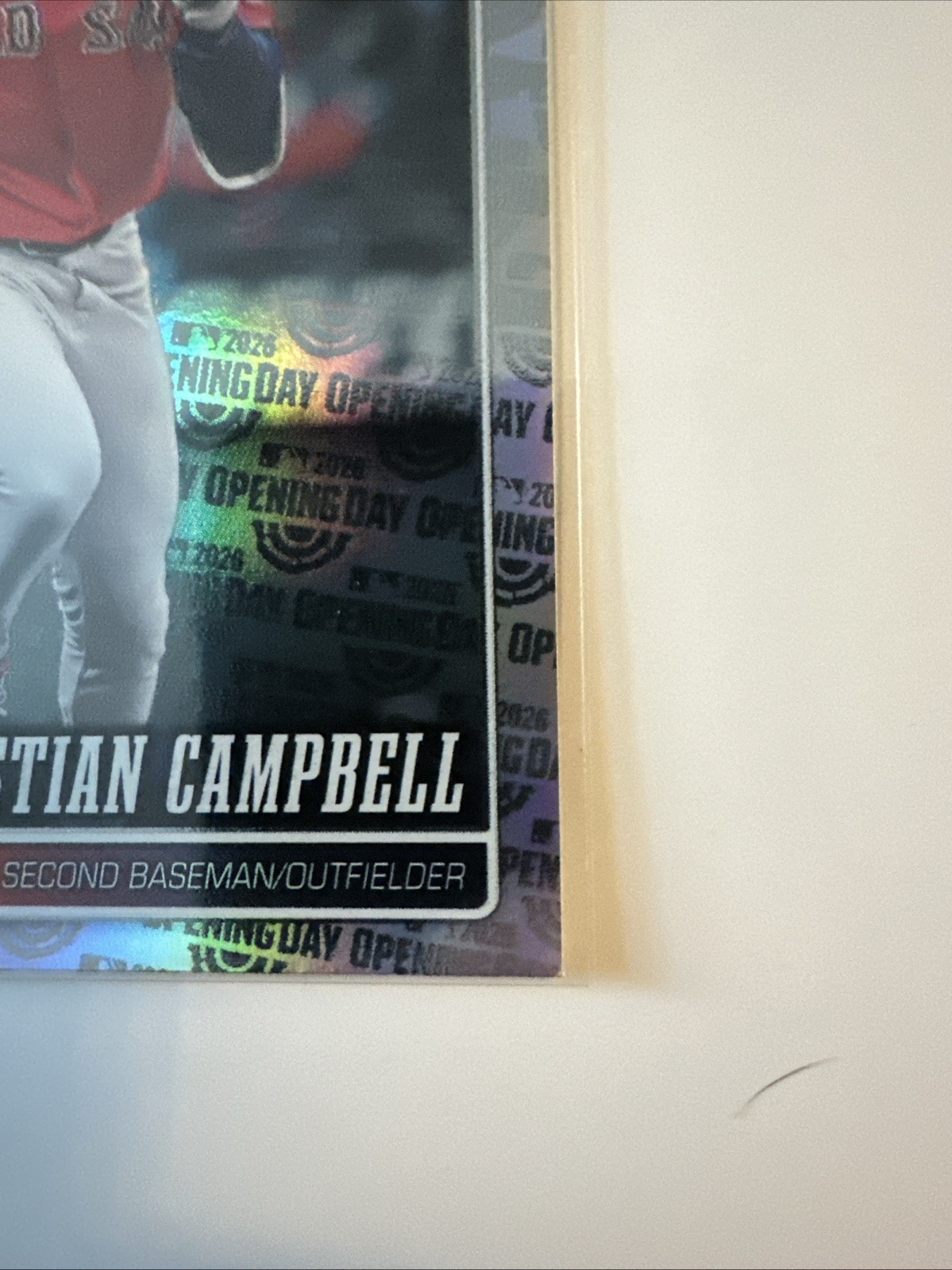 2026 Topps Series 1 Kristian Campbell Opening Day Foil Variation #125 Red Sox