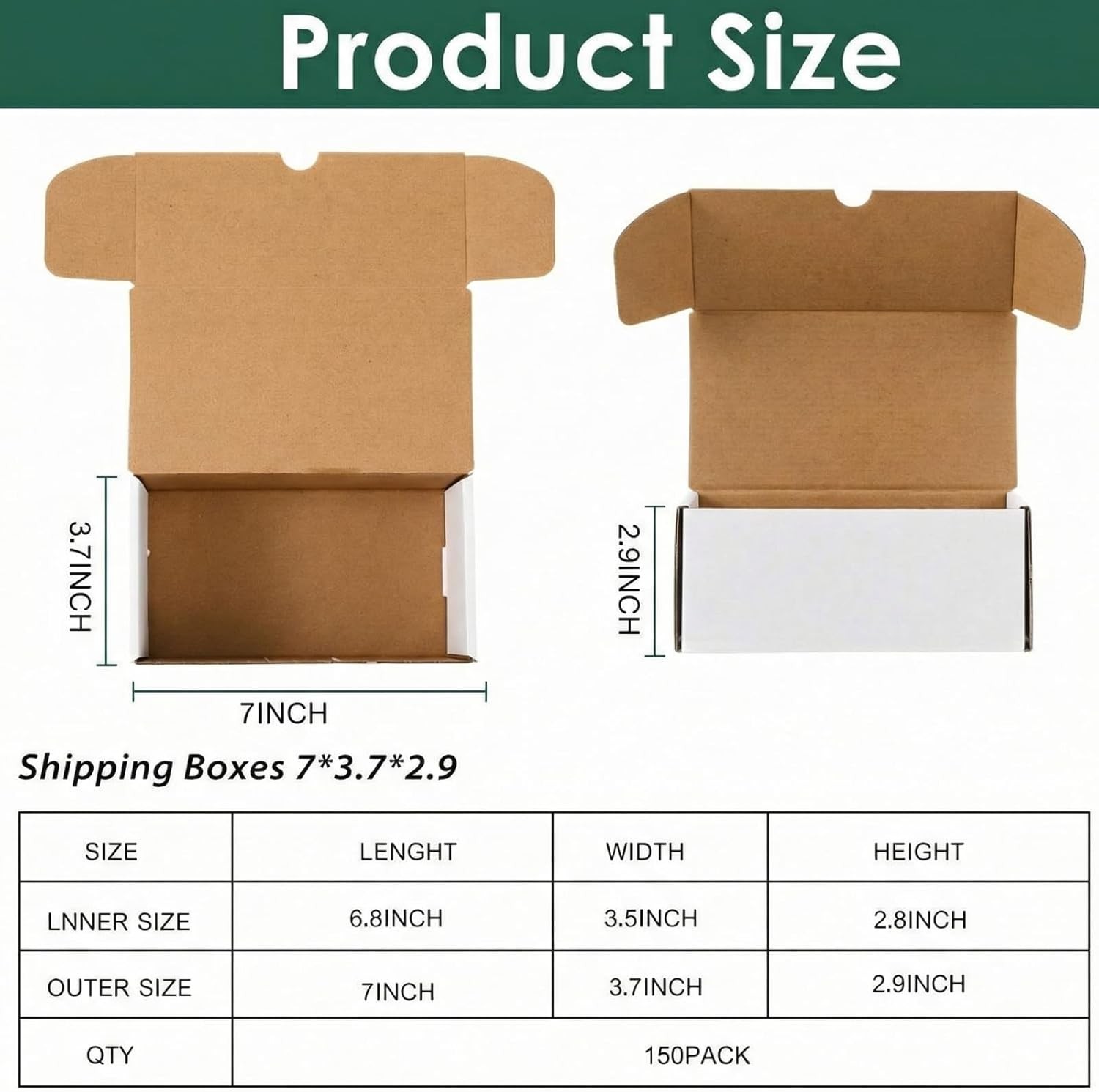 Yexiya 150 Pcs 400 Count Trading Card Storage Box Cardboard Baseball Card Storag