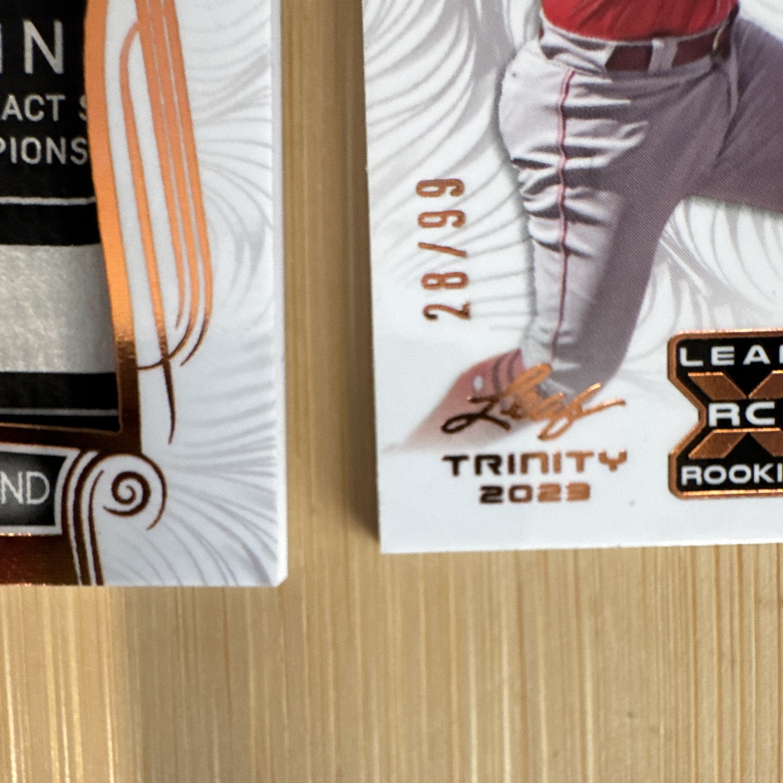 2 Card Lot. Entire Nike/MLB Tag. Leaf Trinity Christian Encarnacion-Strand /99!!
