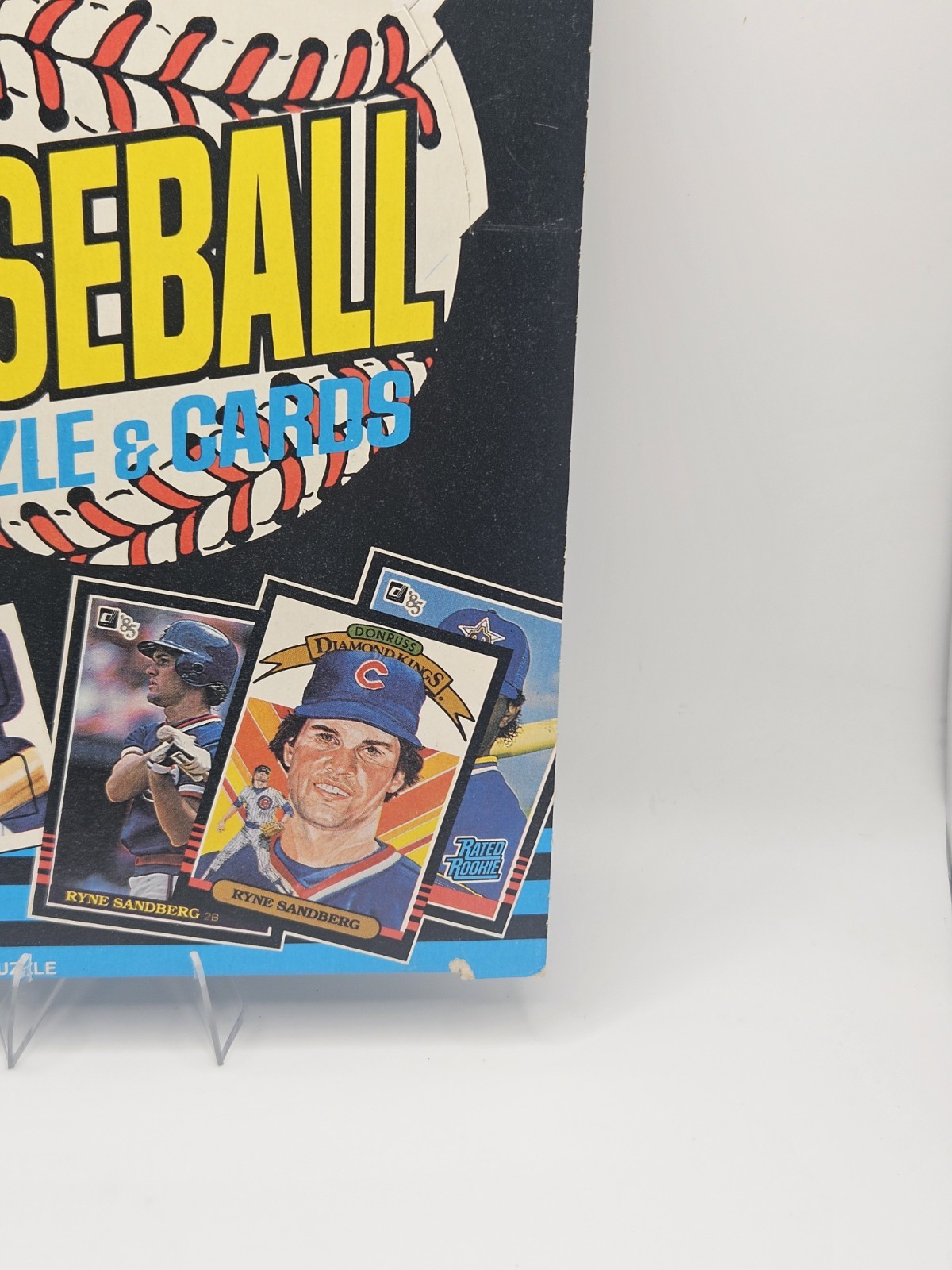 1985 Donruss Box Bottom Uncut Dwight Gooden #PC1 Rookie RC Sandberg Gehrig -SL
