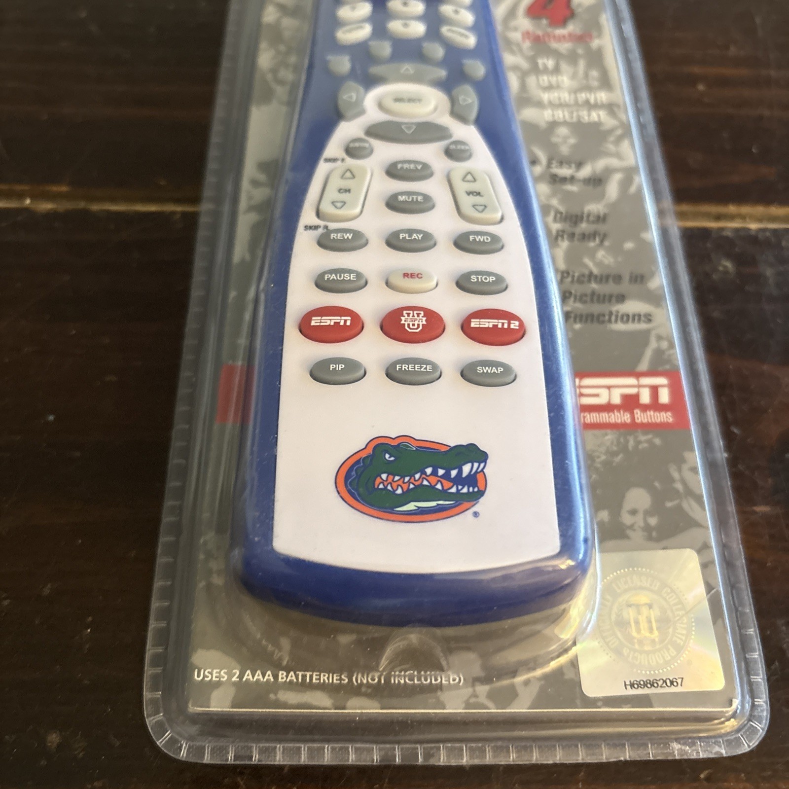 GAME CHANGER ESPN ENABLE Universal TV Remote Control DC Florida Gators