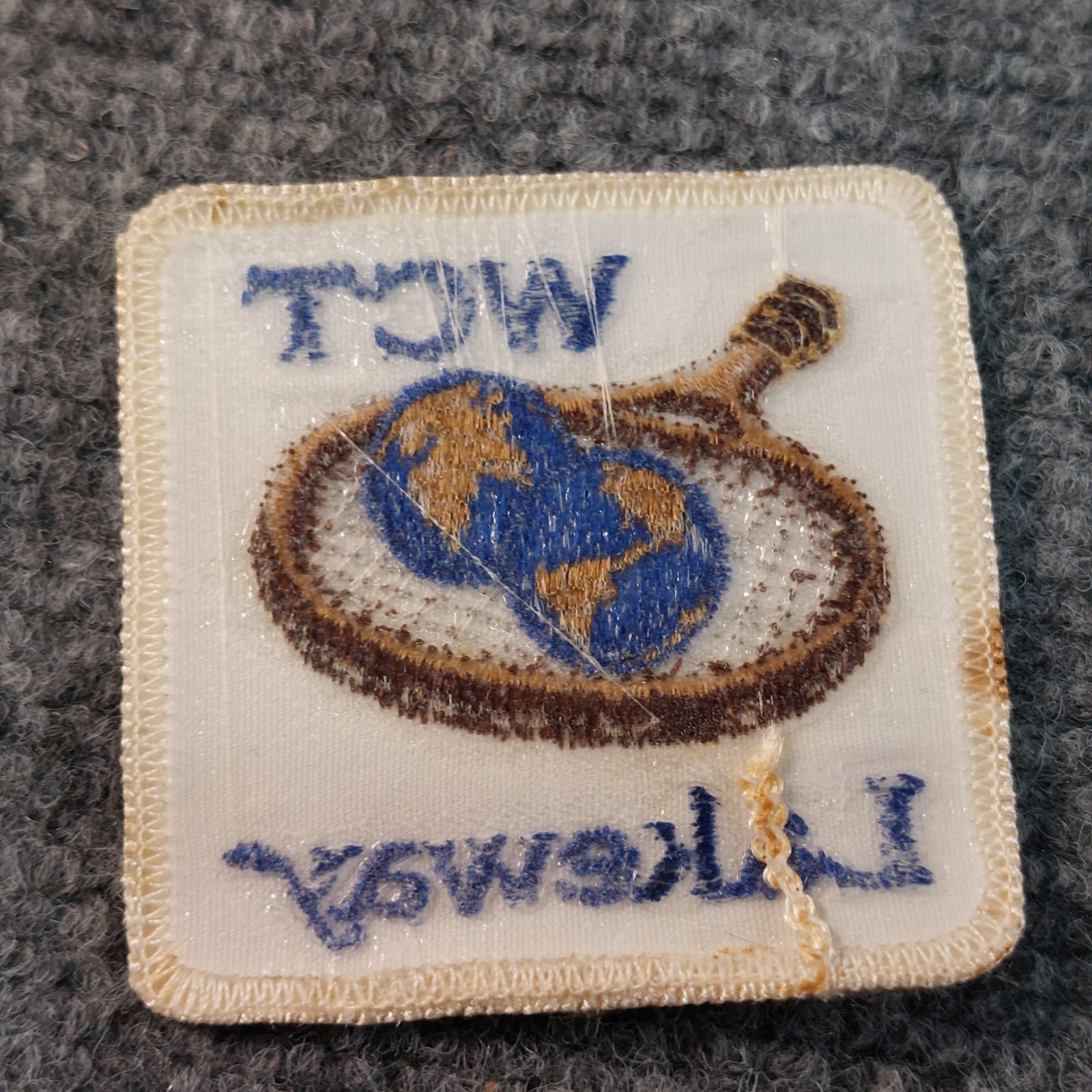 Vintage 70’s World Championship Tennis Lakeway Embroidered Patch 2.5 in Sew-On