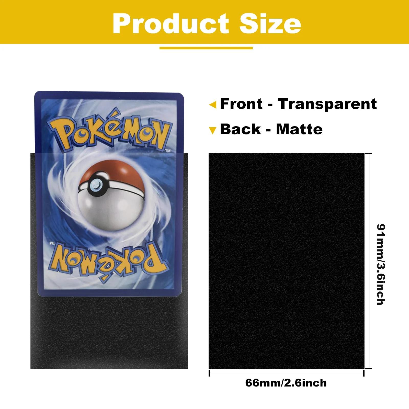 150pcs Premium Card Sleeves 2.6″x3.6″ Compatible with Standard Size Trading Card