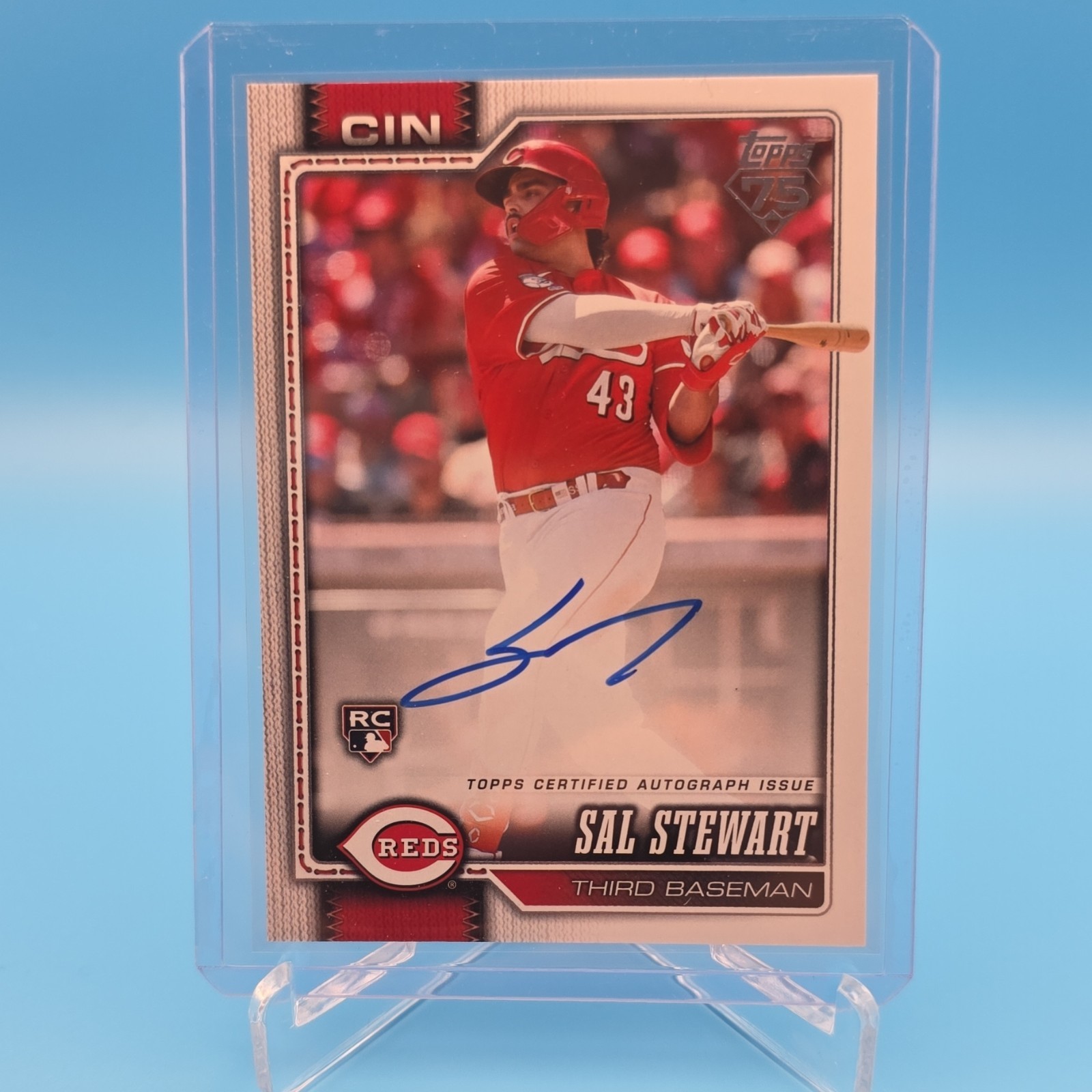 Topps 2026 Series 2 Sal Stewart RC Autograph #372 Cincinnati Reds