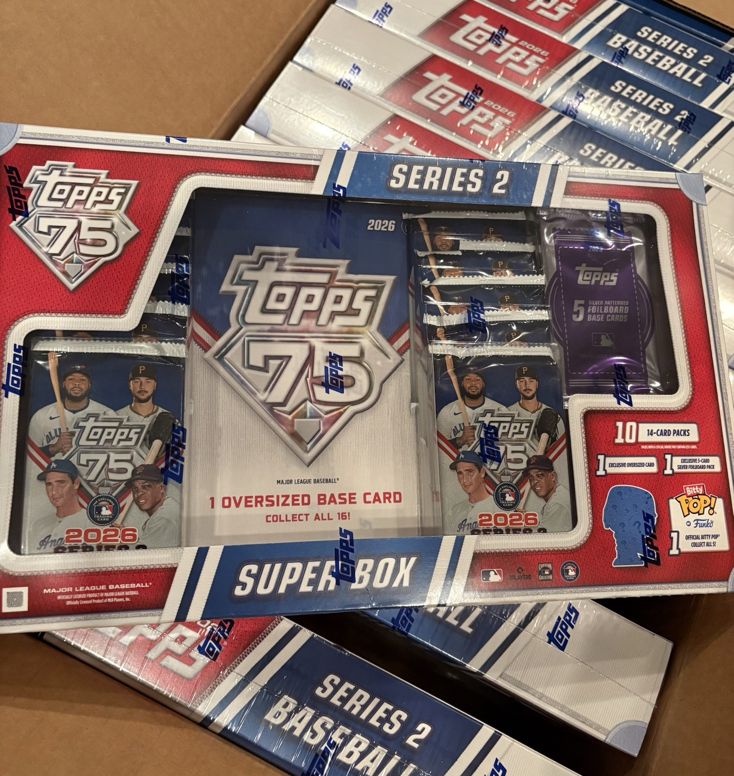 2026 TOPPS SERIES 2 Baseball SUPER BOX Superbox (140 cards) FREE SHIPPING