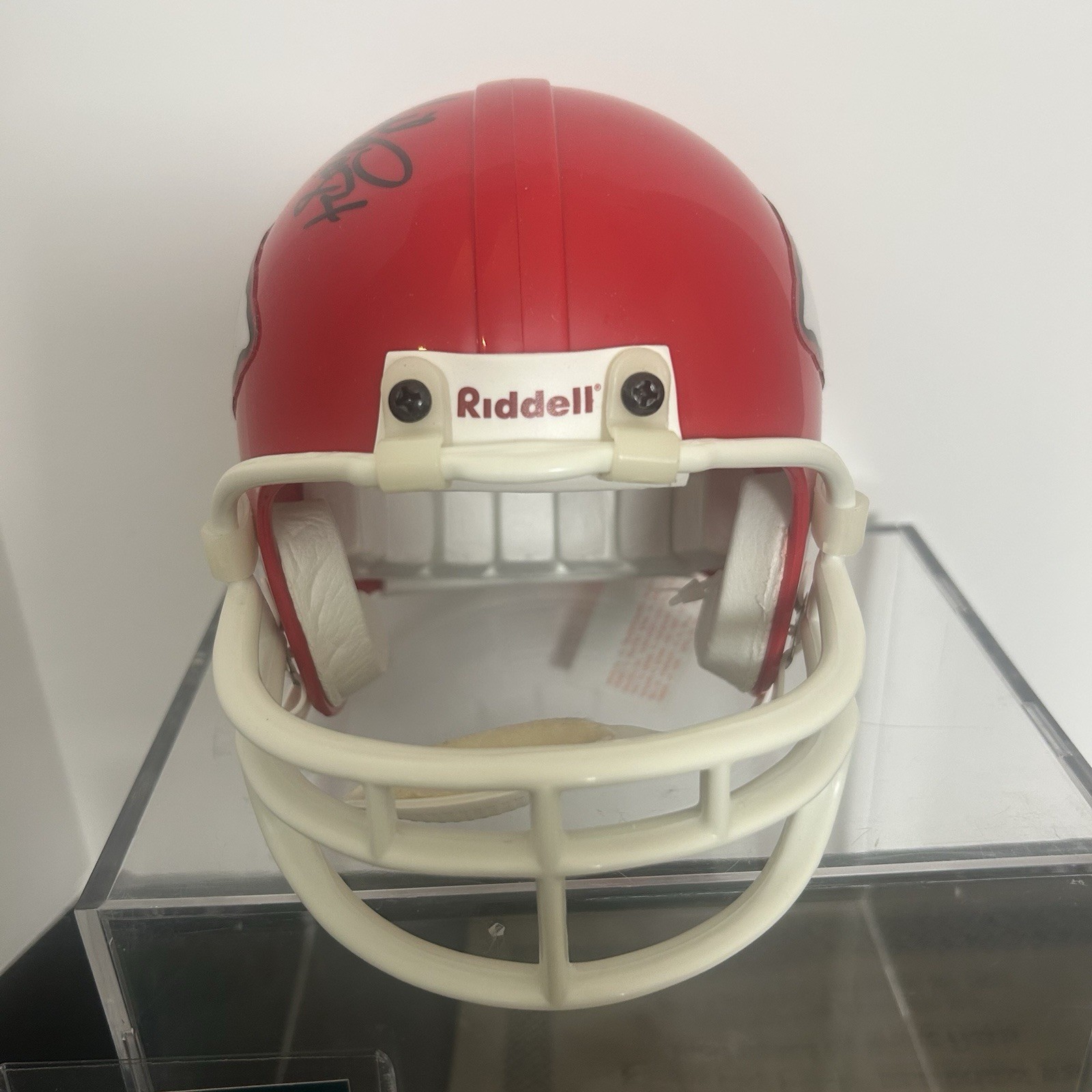 Kansas City Chiefs Willie Davis Autographed Mini Helmet #84 With Card & Case NFL