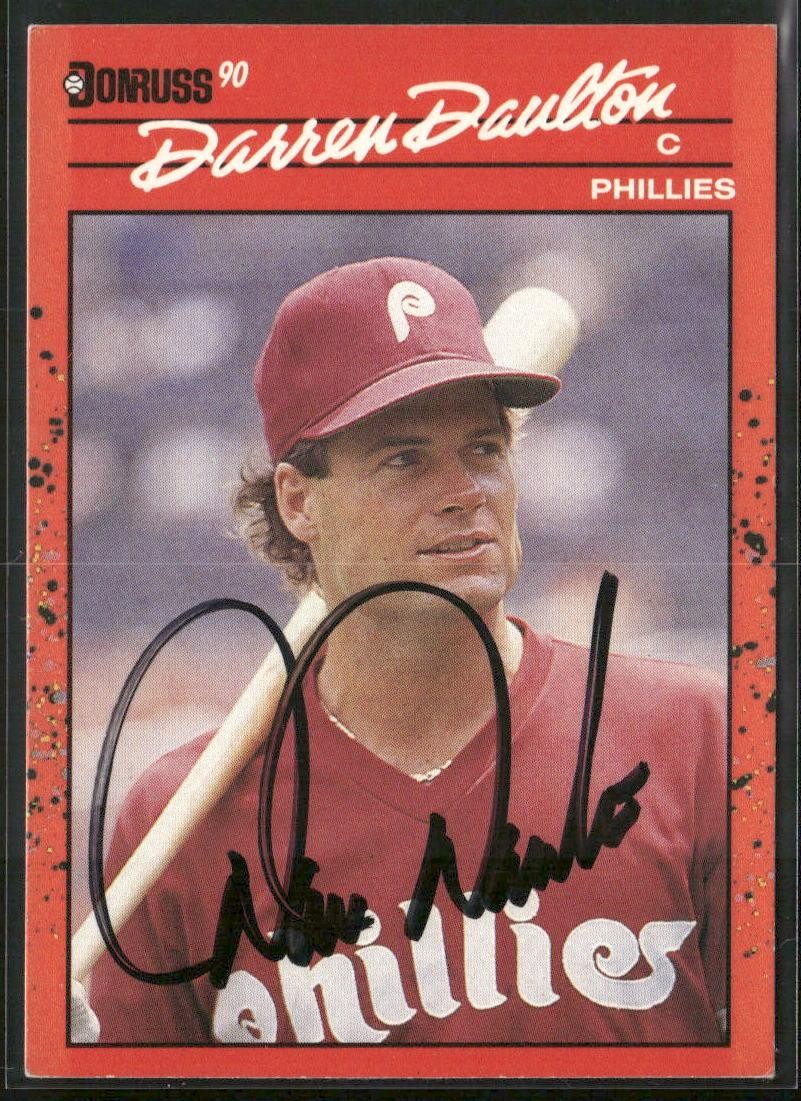 1990 Donruss #194c Darren Daulton AUTO
