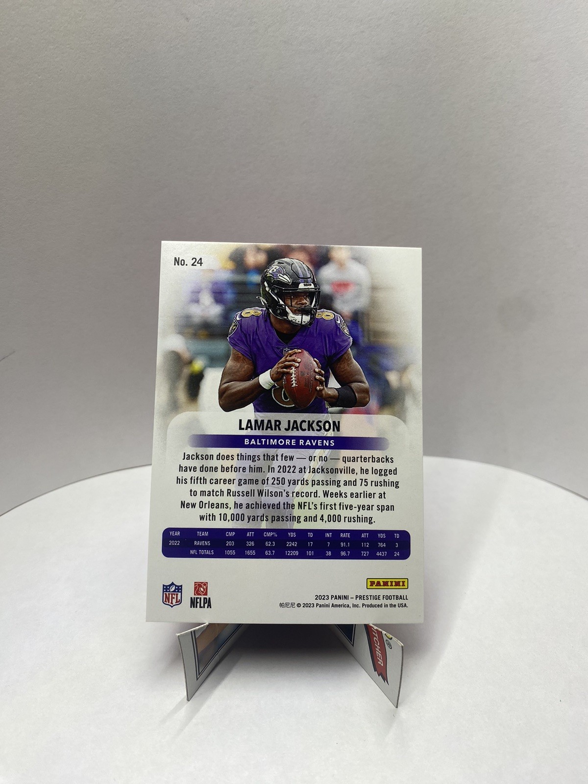 Lamar Jackson 2023 Panini Prestige PINK Xtra Points /25 *RARE*