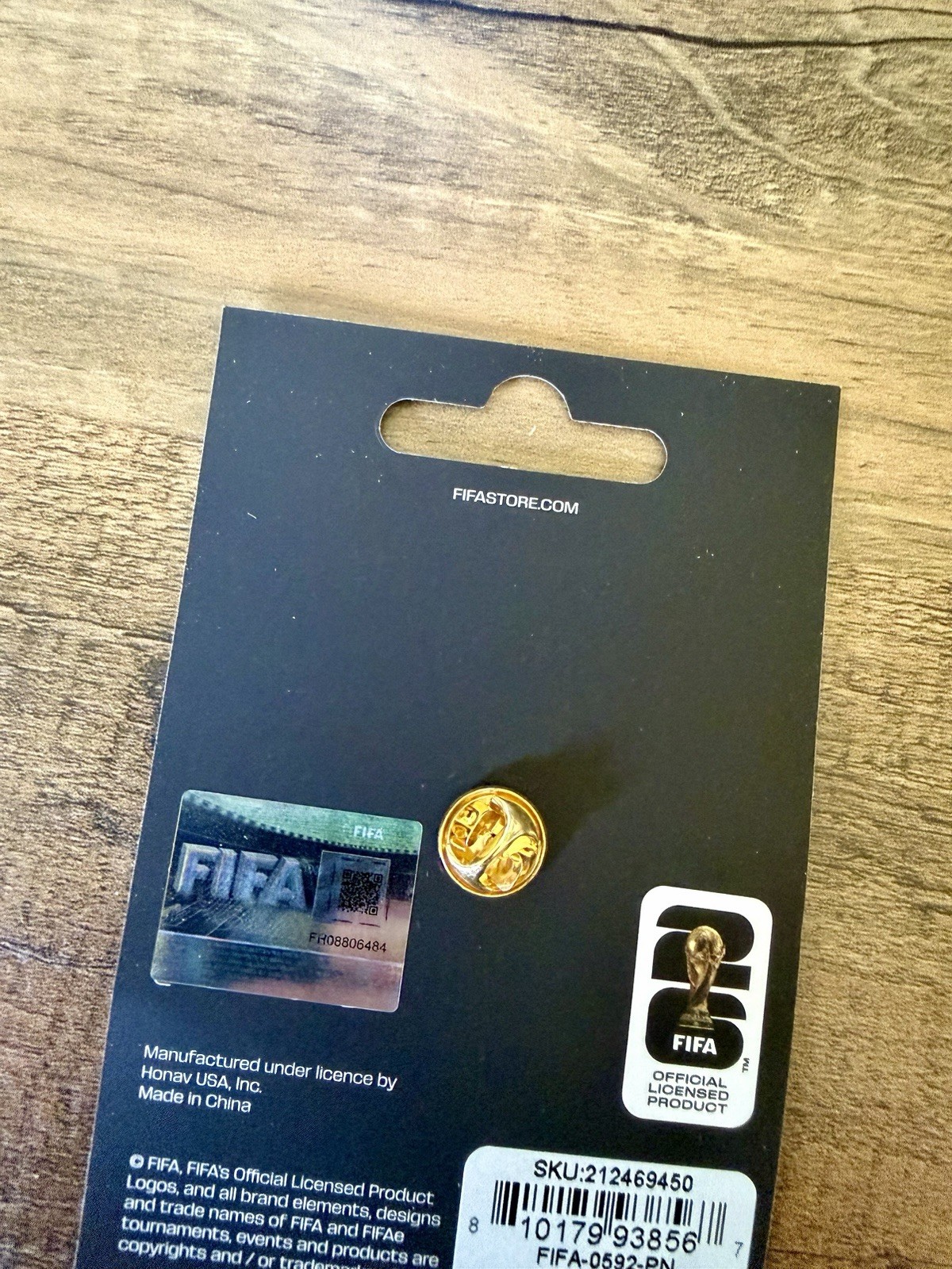 Match Pin USA VS Türkiye 2026 Official Fifa World Cup Los Angeles Sold Out New