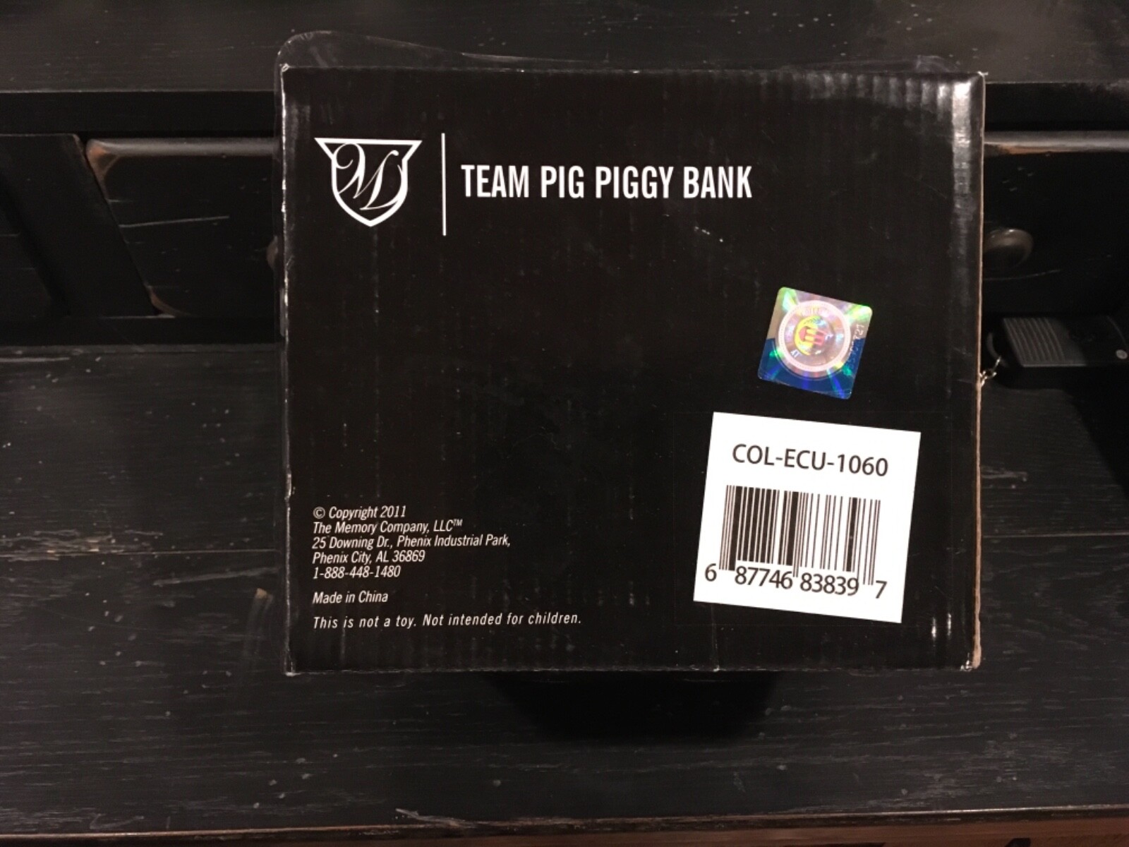 EAST CAROLINA UNIVERSITY PIRATES PIGGY BANK