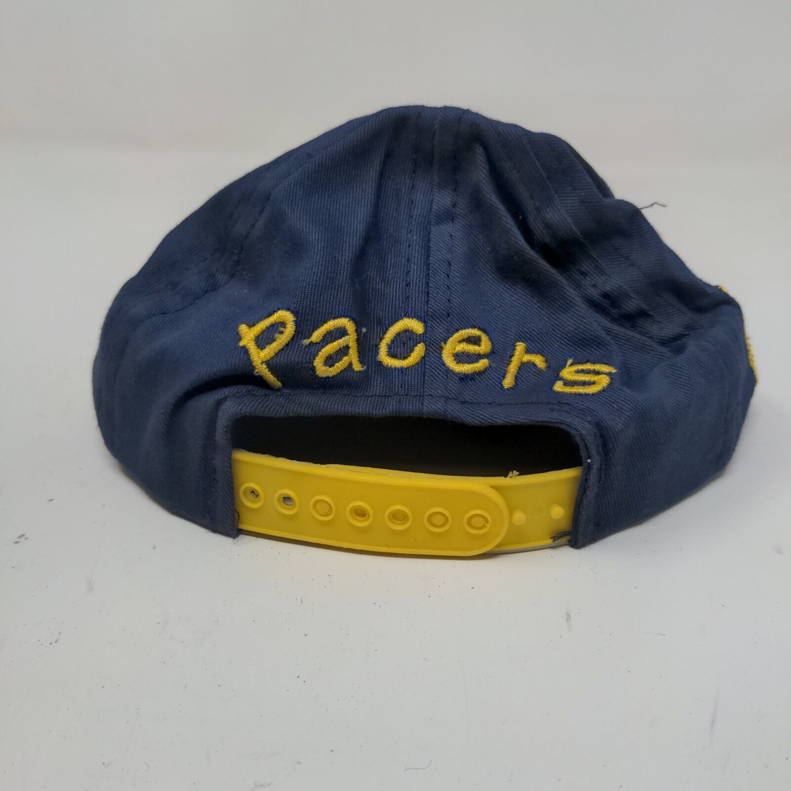 Mighty Mac Boy’s Snapback Hat Blue 2-4T Yellow Indiana Pacers Autographed Boomer