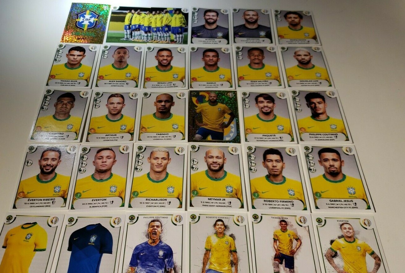Panini Copa America 2021 Hardcover Album + 1 Sealed 50 packets box