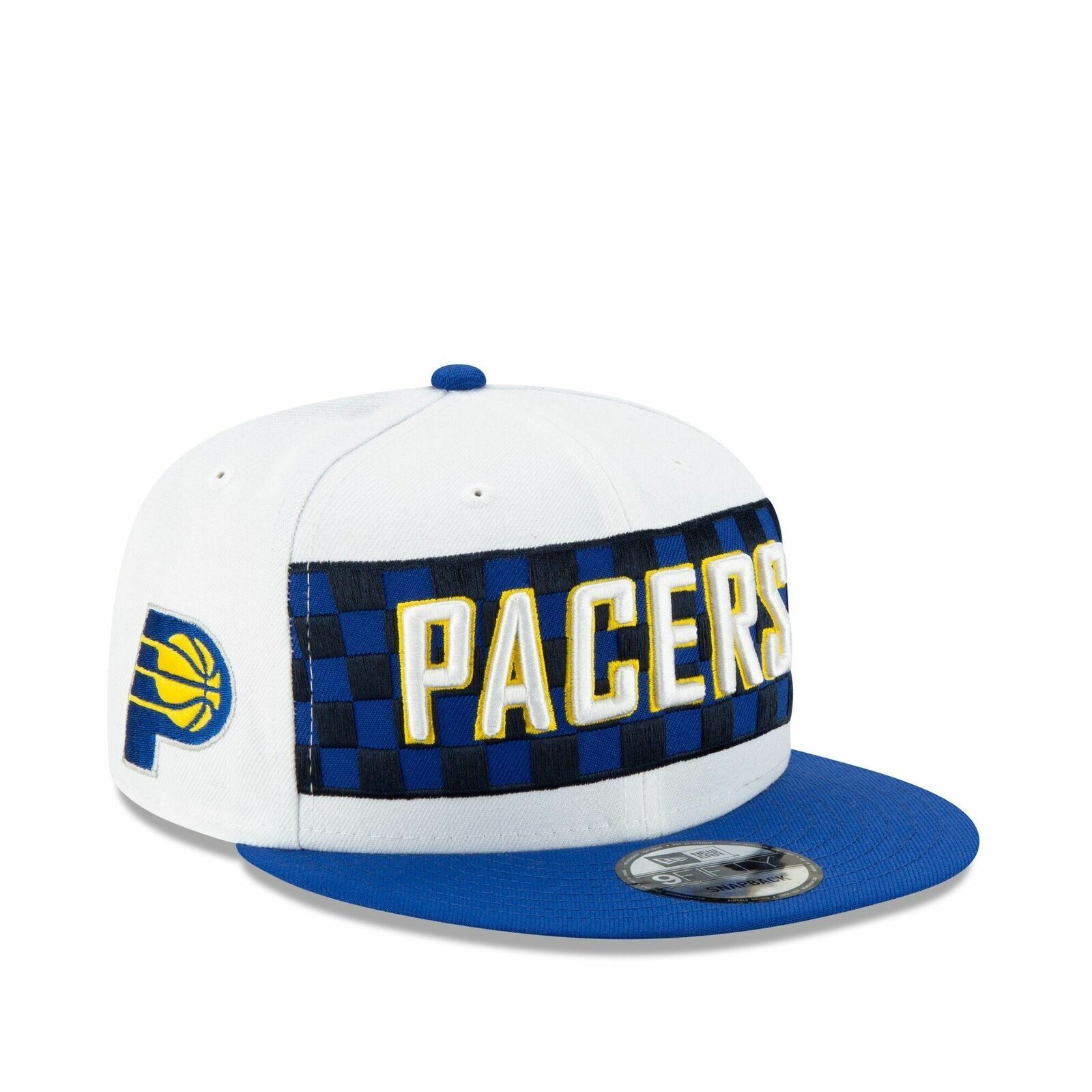 [12286143] Mens New Era Indiana Pacers – White/Blue City Series 950 Snapback