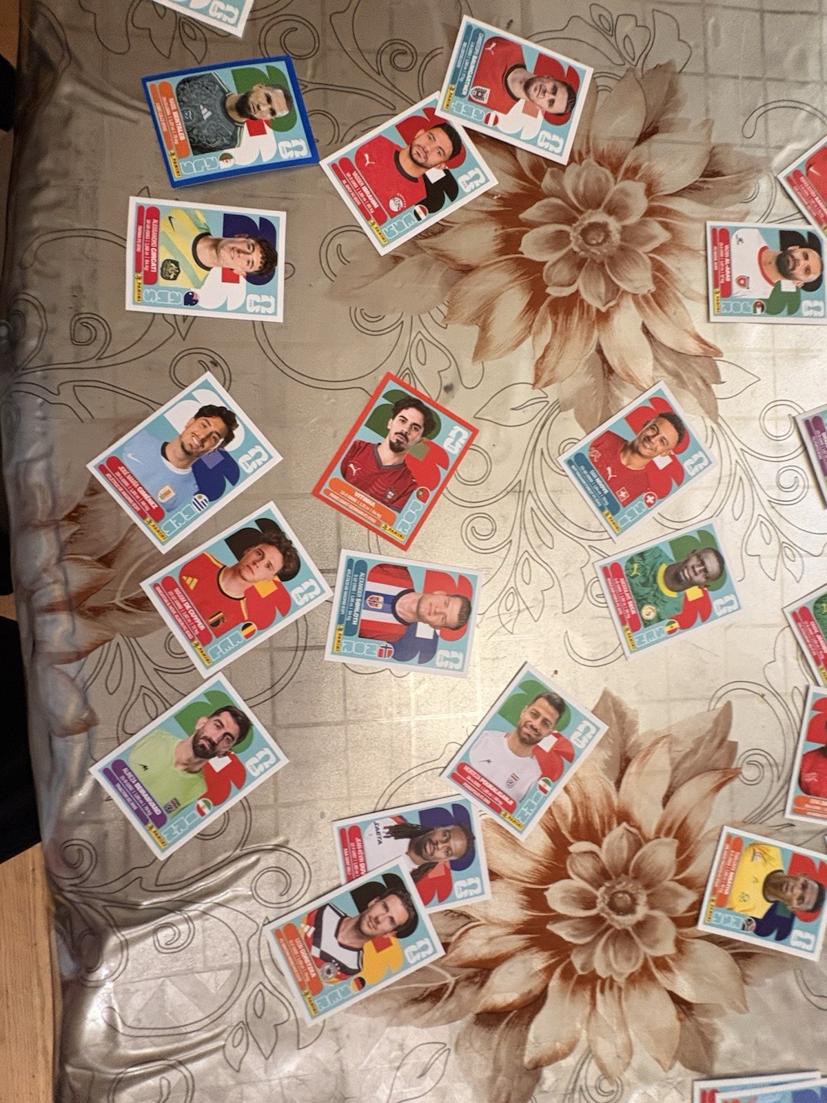 Panini FIFA World Cup Qatar 2026 Soccer Player Sticker Lot Non-Stuck Regular