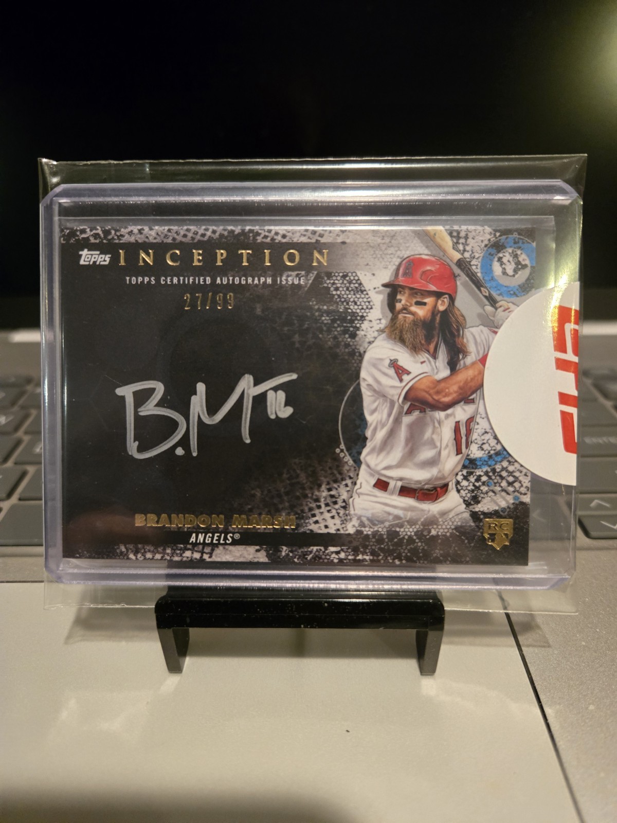 2022 Topps Inception – Brandon Marsh RC Silver Signing Auto #26/99 -Topps Sealed