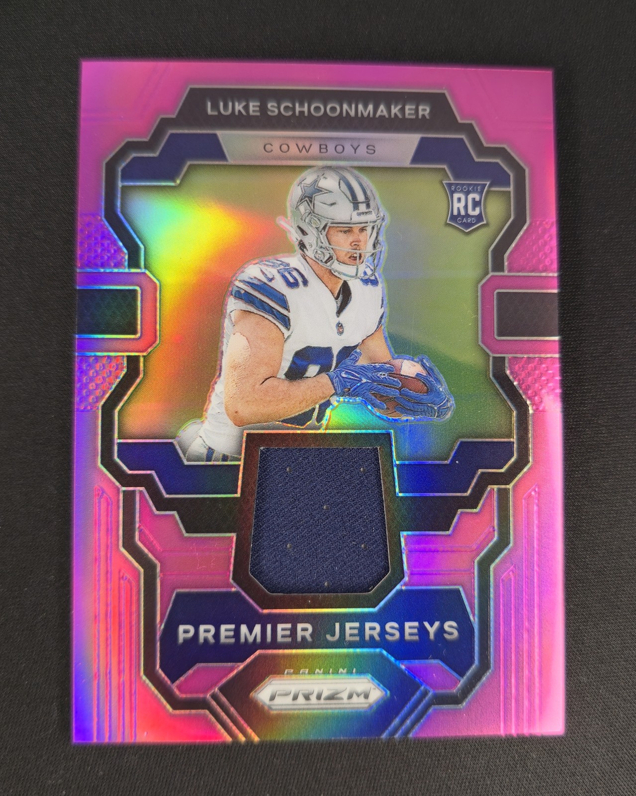 Luke Schoonmaker 2023 Panini Prizm #PJ-LS Premier Jerseys Pink