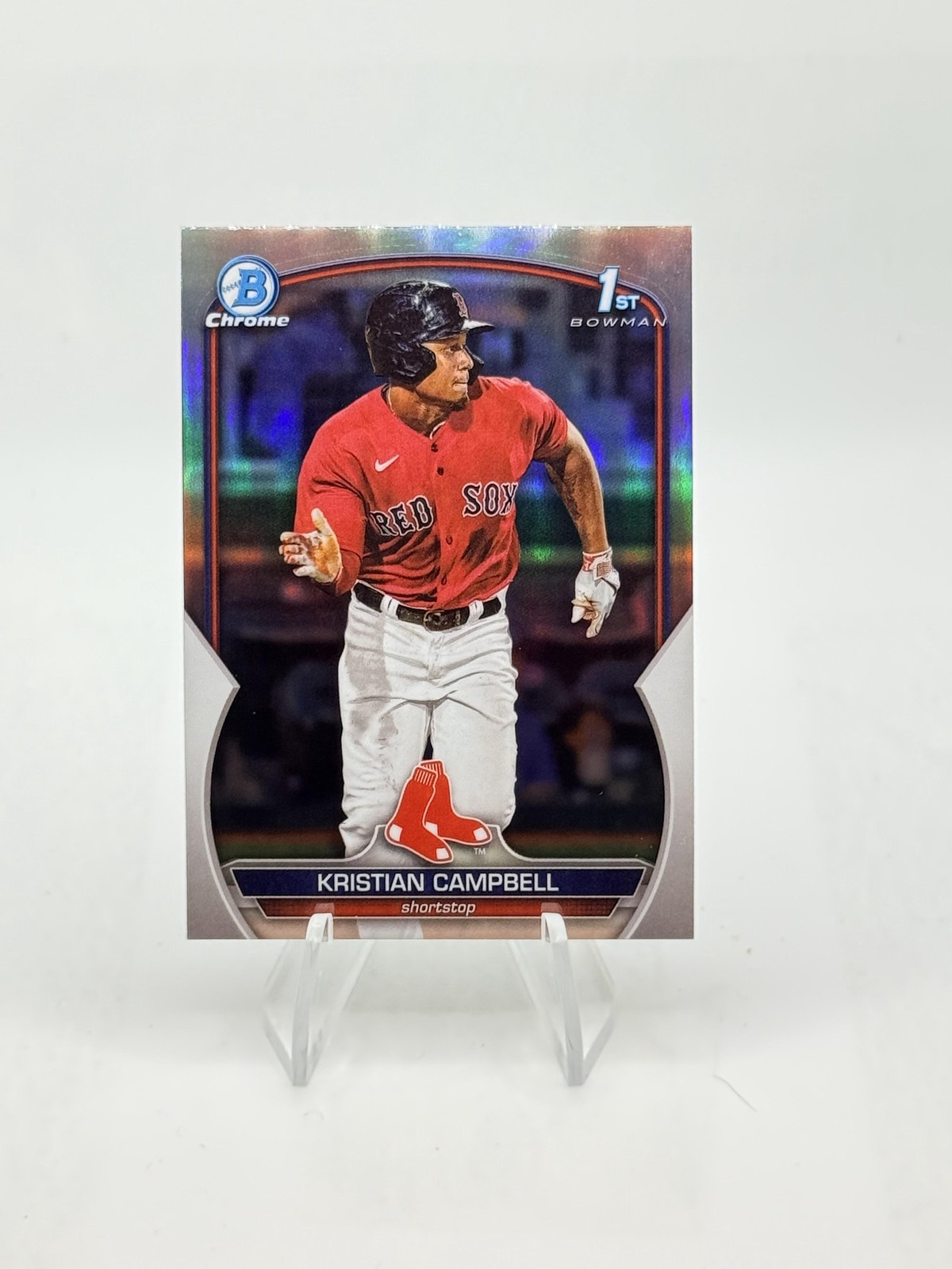 2023 Bowman Draft Kristian Campbell #BDC-125 Chrome 1st Bowman Refractor Red Sox