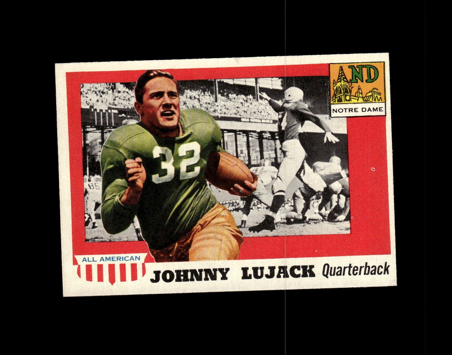 1955 TOPPS ALL AMERICAN FOOTBALL SET BREAK & DUPLICATES, MIXED GRADE VG-EXMINT