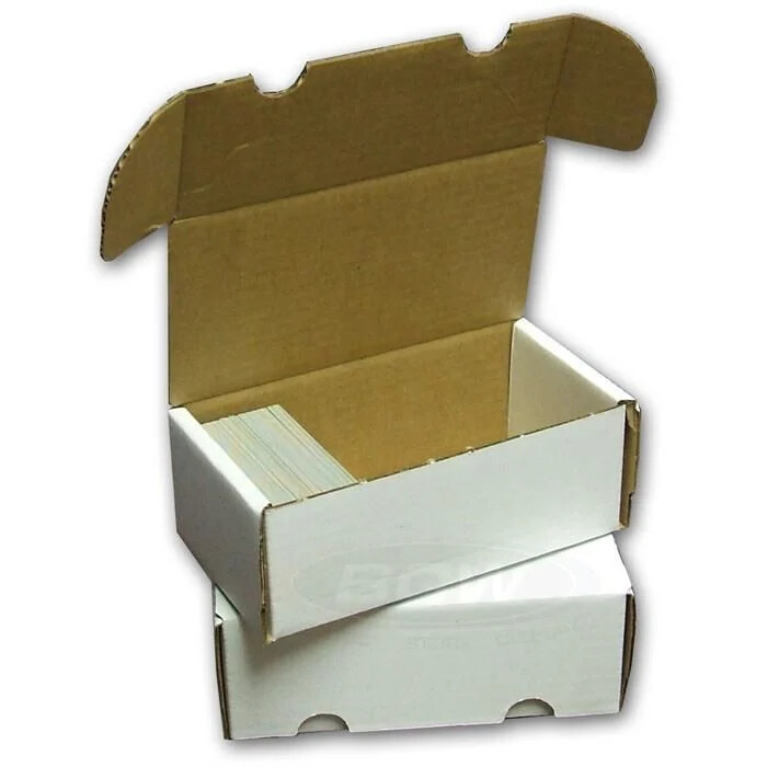 3x (Lot of 3) BCW 500 ct COUNT CARDBOARD STORAGE BOXES FOR TRADING SPORTS CARDS