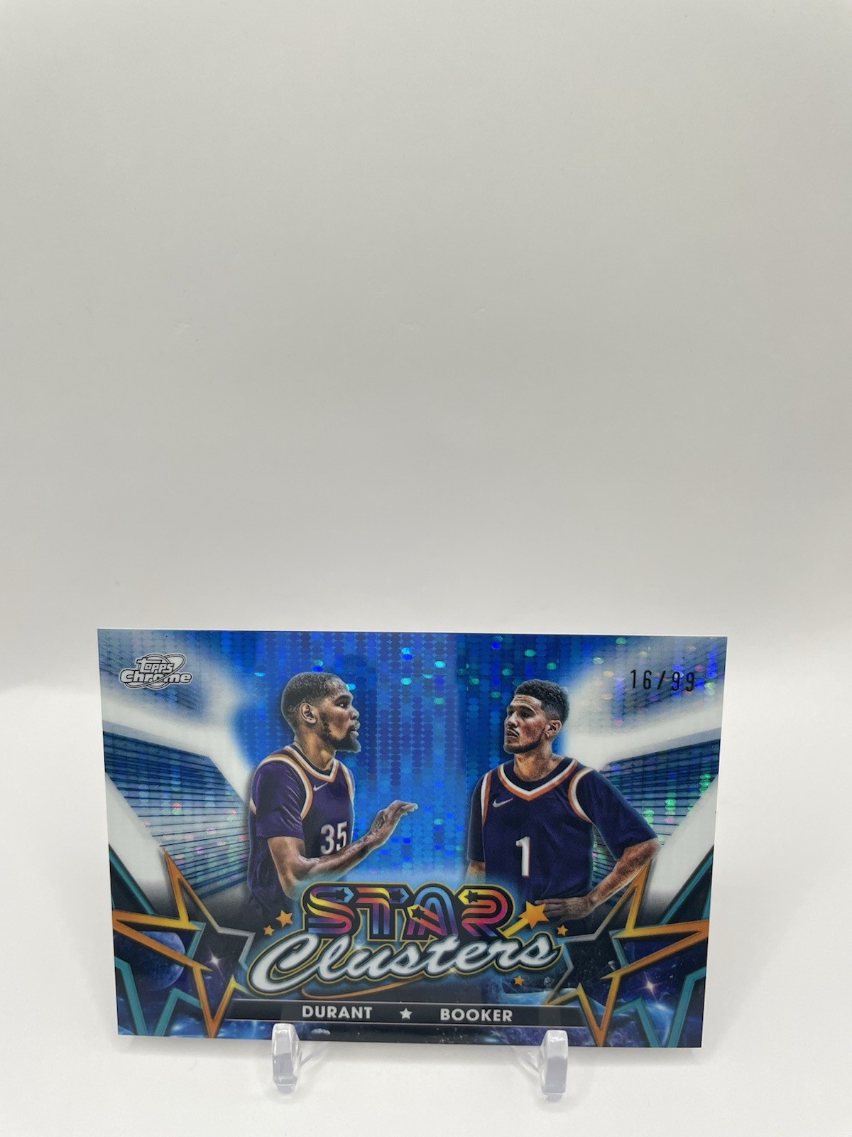 2023-24 Topps Cosmic Chrome – Star Clusters Blue Moon Refractor /99 #SC-4