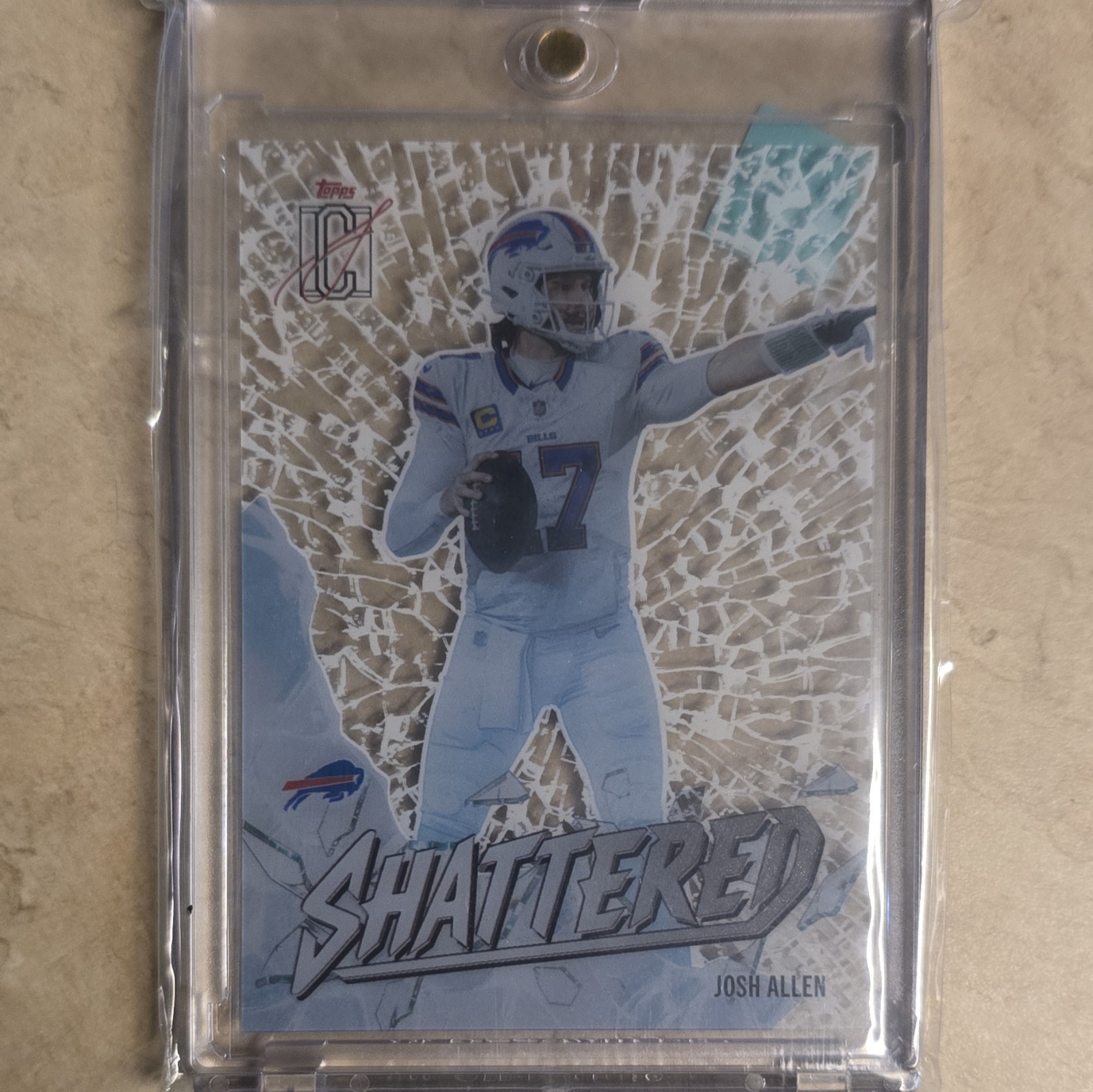 Topps 2025 Signature Class Shattered Josh Allen S-4 Insert Buffalo Bills