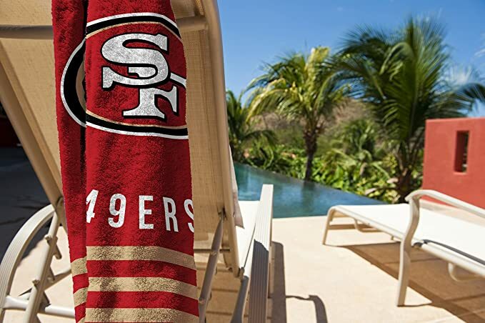 30 x 60 Striped beach towel – NFL – Pick Your Team – NFL FOOTBALL Beach towel