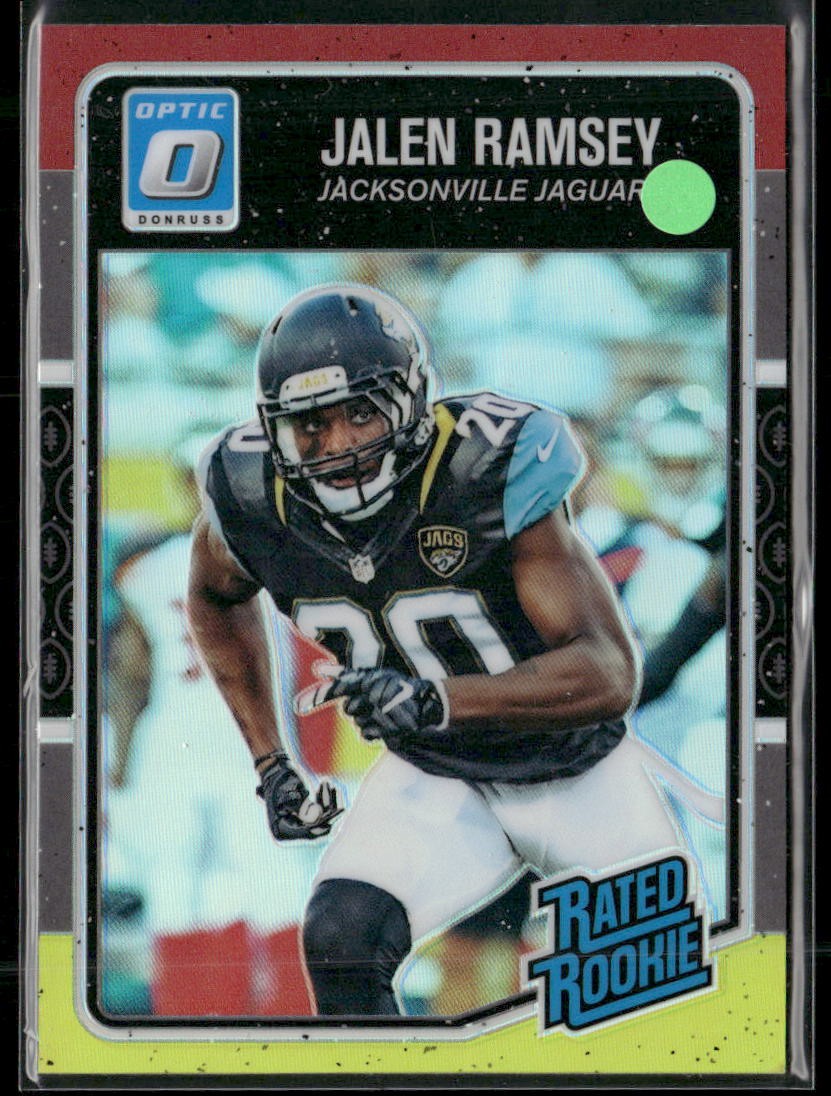 2016 Donruss Optic #171 Jalen Ramsey Red and Yellow