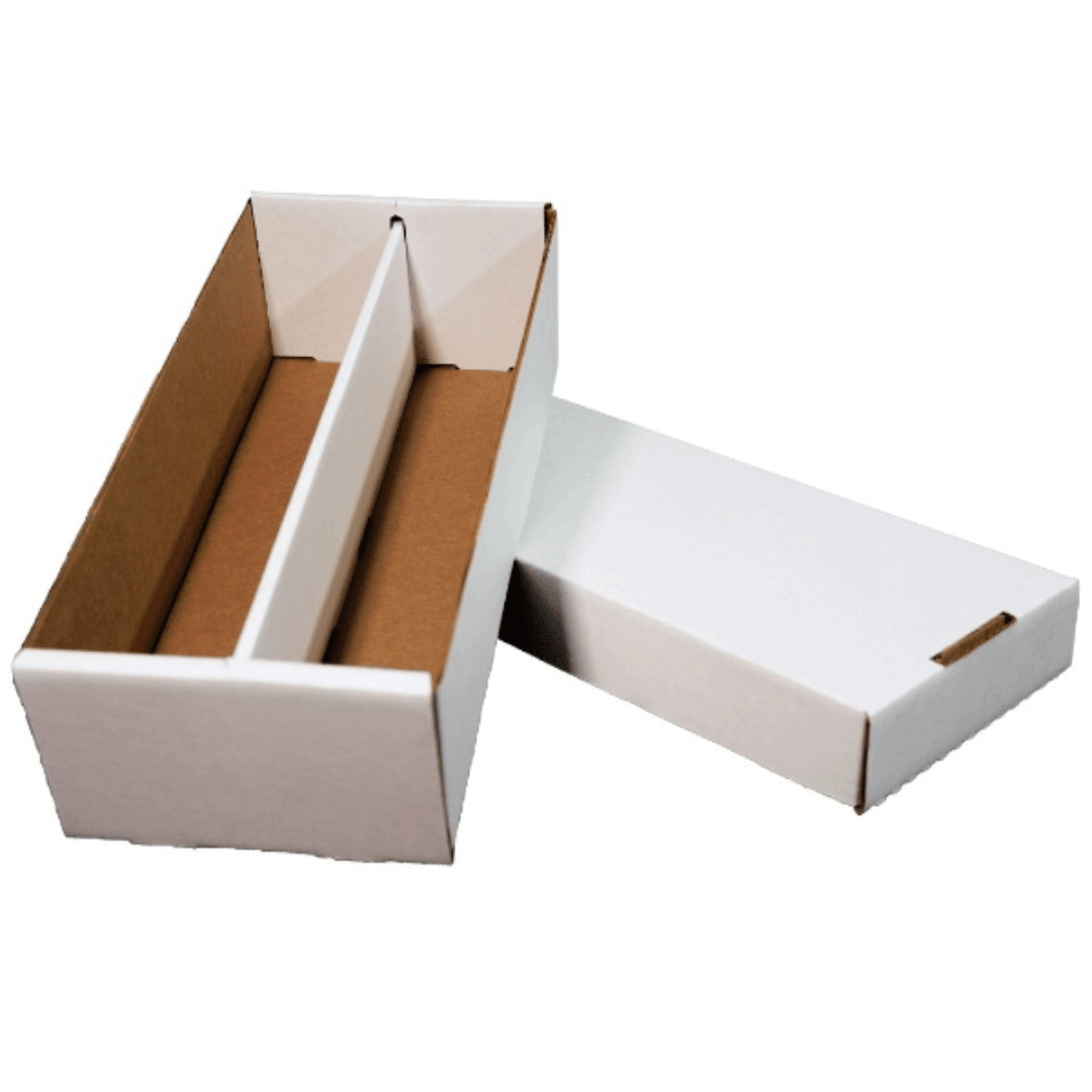6-Pack • 2-Row Graded Trading Card Storage Box • Woodhaven Trading Firm