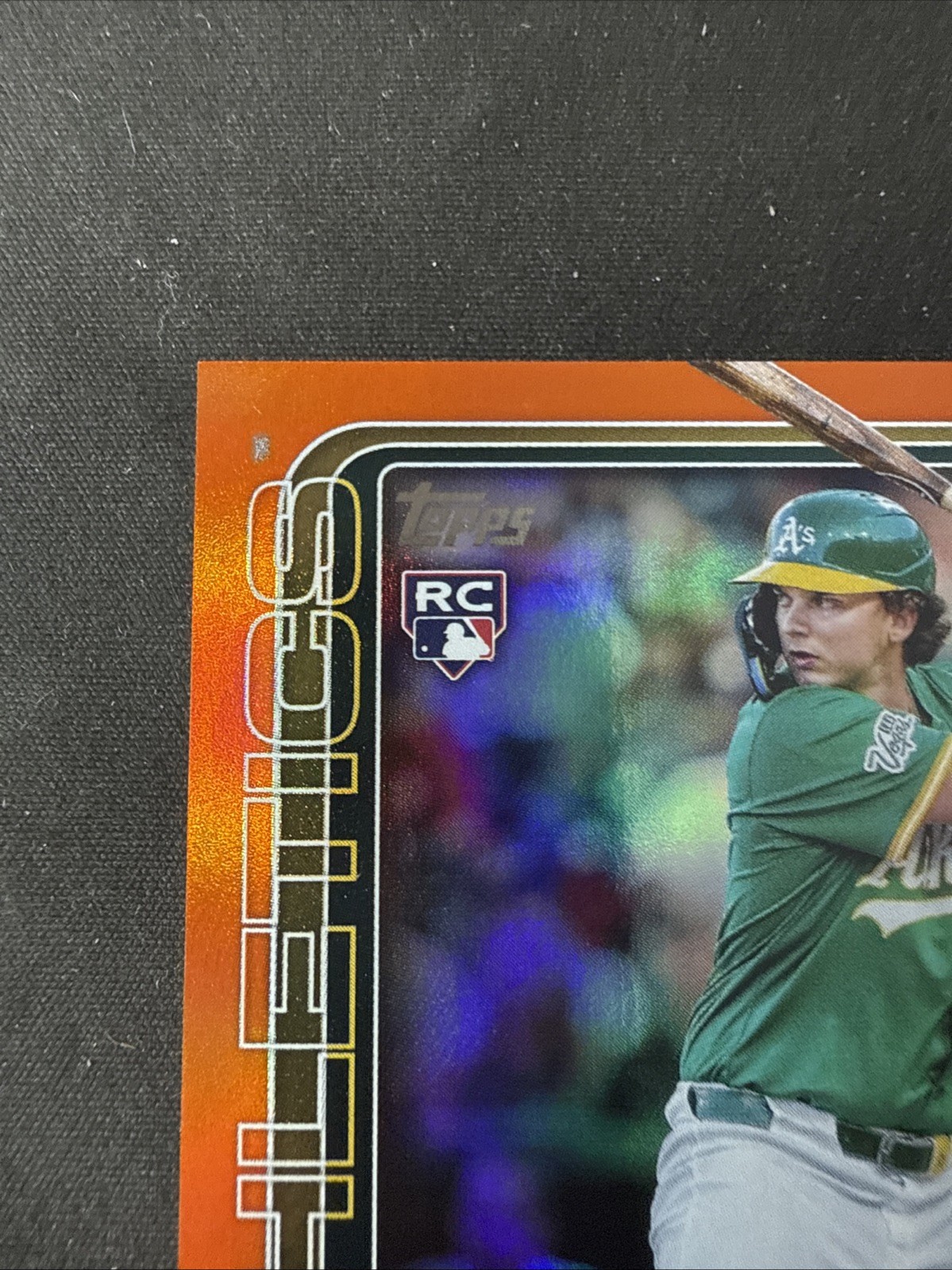 2025 Topps Update Orange Foil #US201 Nick Kurtz Oakland A’s RC Rookie 08/25