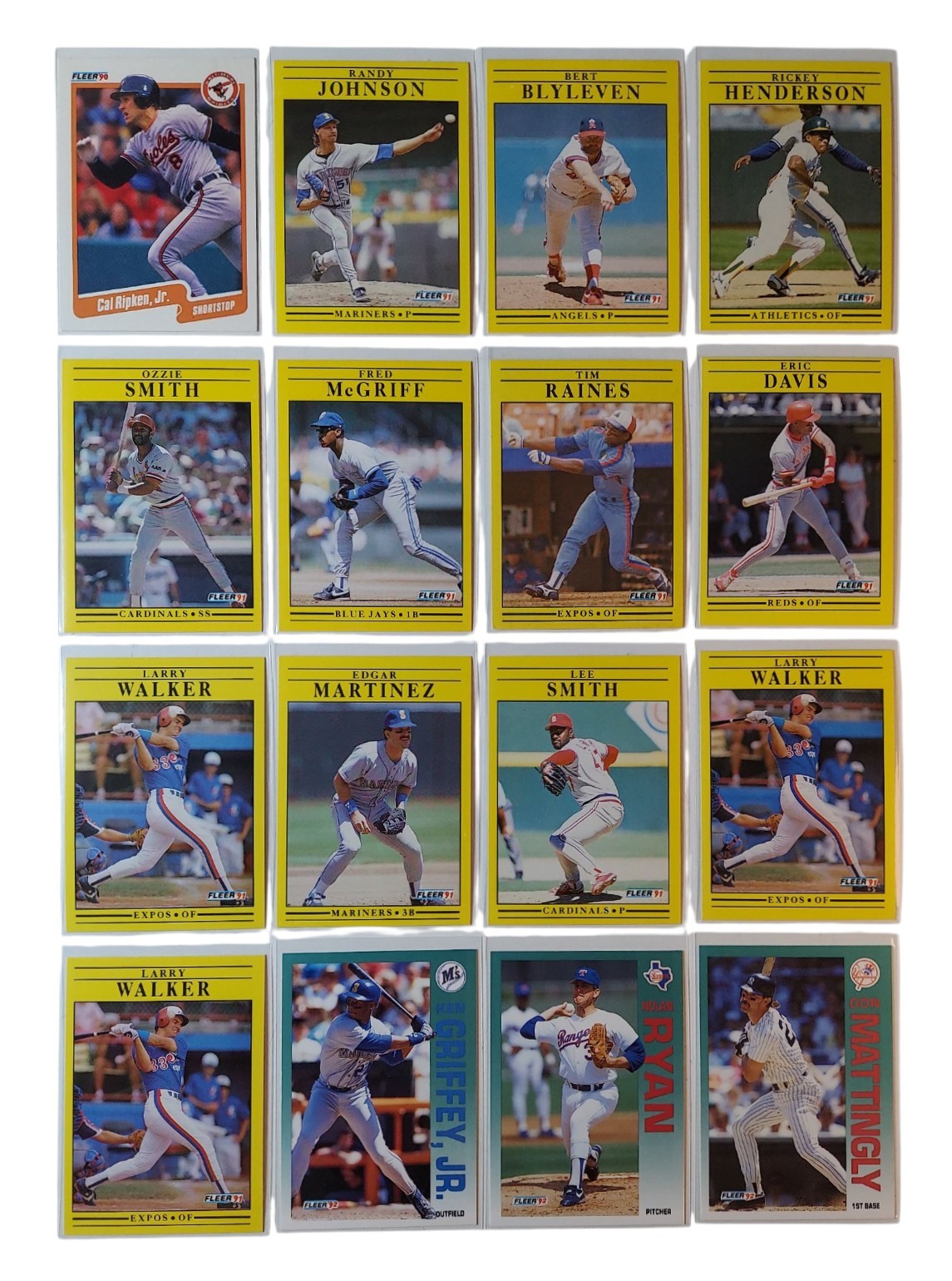junk wax HALL OF FAMERS 286 Cards • 1989-92 • NRMT-MINT