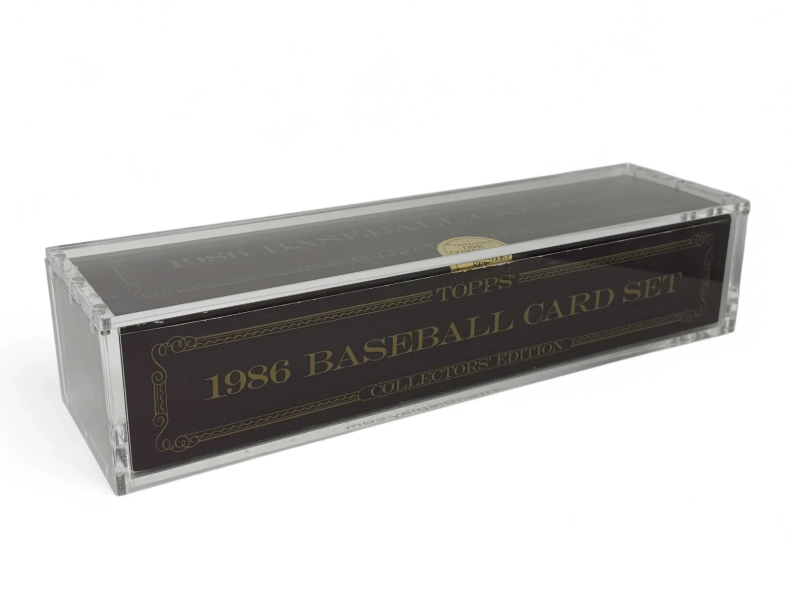 Acrylic Display Case Magnetic Lid FITS 1986 Topps Tiffany Baseball Complete Set