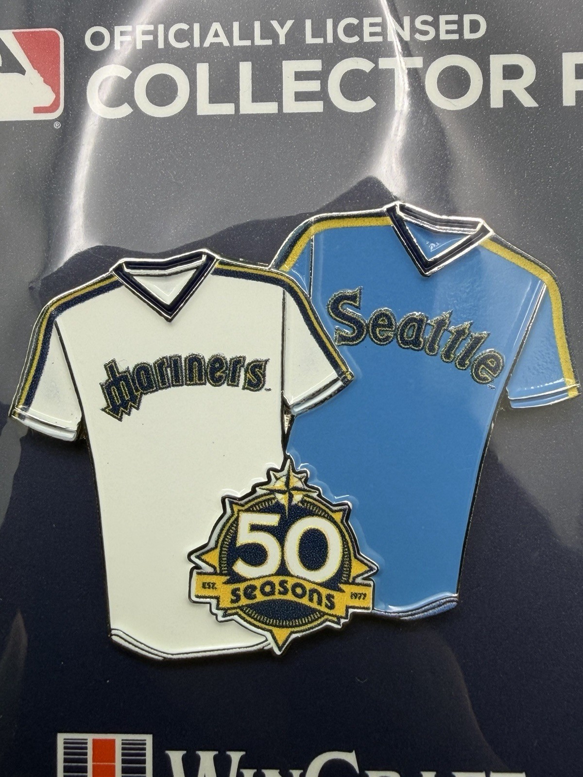 Seattle Mariners – Monthly Collection Pin (2/6) – May Theme 50 Seasons – NEW