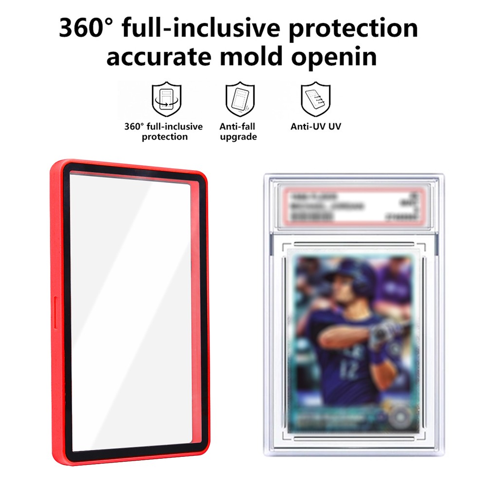 6PCS Acrylic Slab Plastic Case For PSA CGC Graded Cards Guard Protector Bumper