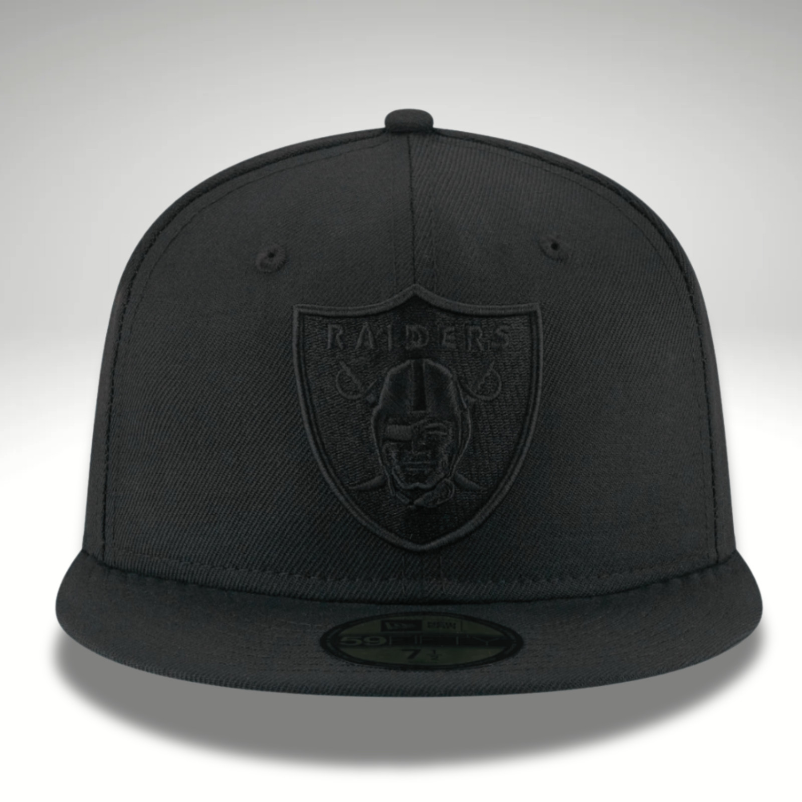 Las Vegas Raiders Black on Black 59FIFTY Fitted