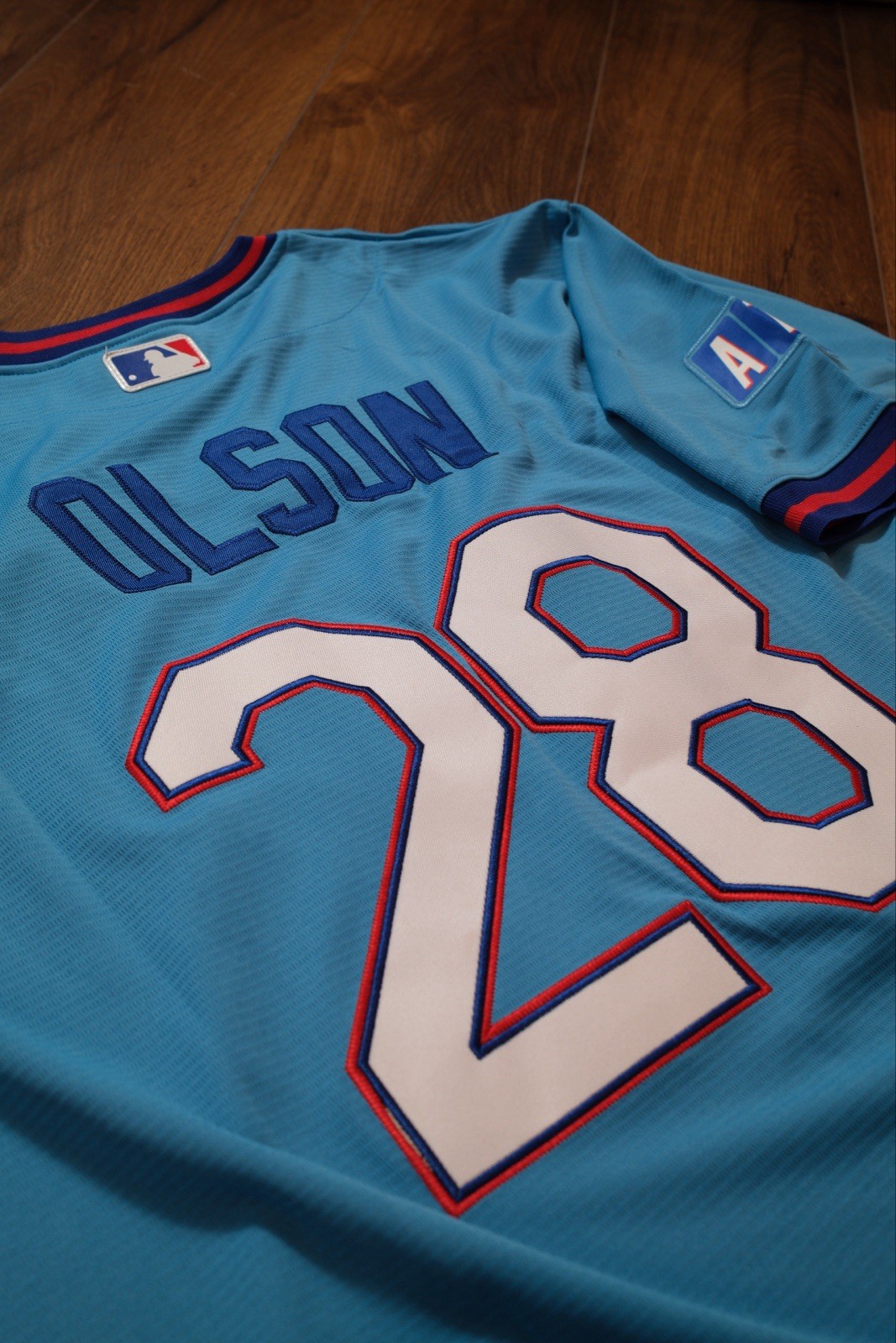 NEW Ronald Acuna Jr. / Matt Olson Jersey Atlanta Braves! SAME DAY SHIPPING!