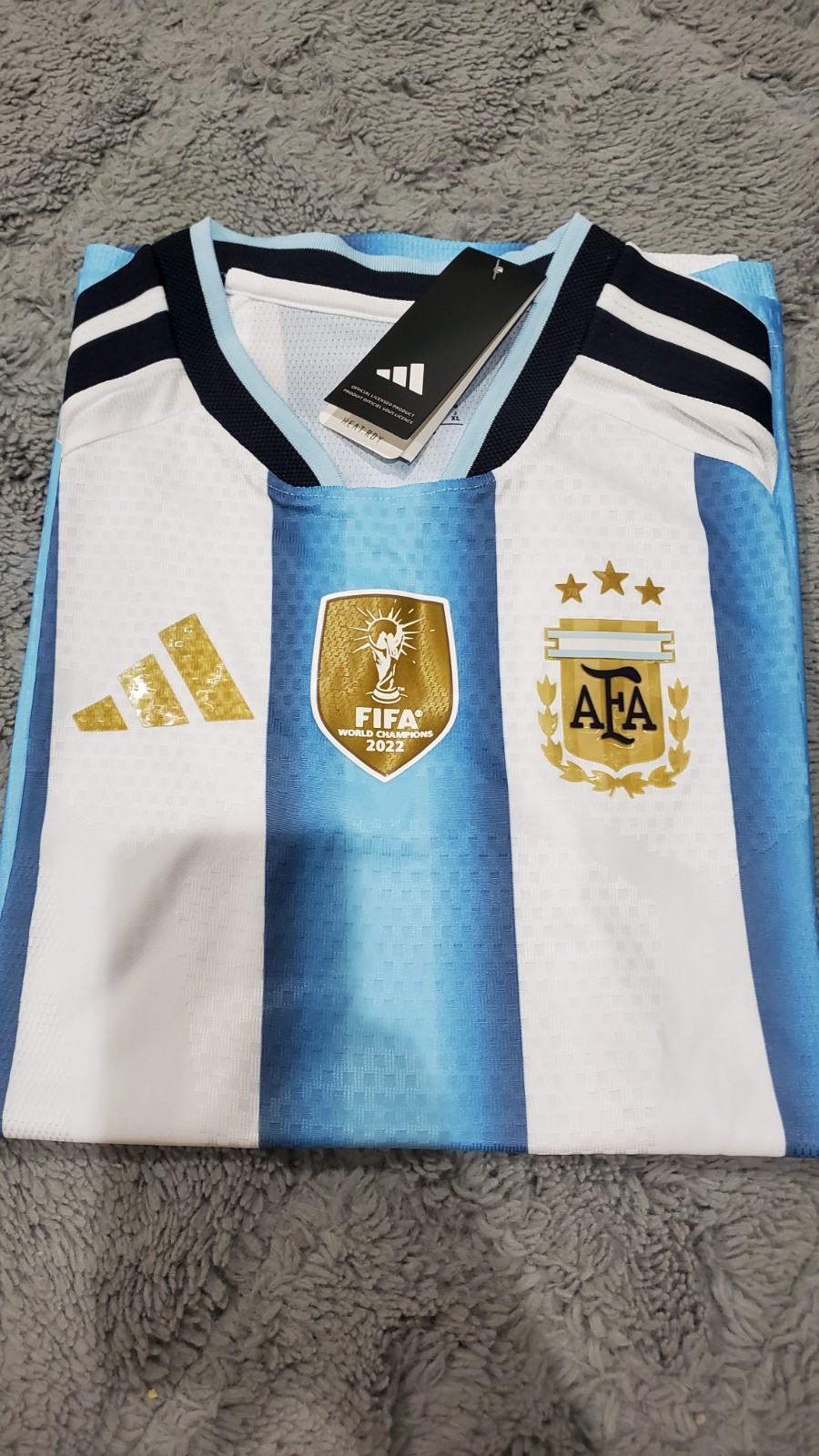 adidas Argentina World Cup 2022 Soccer Jersey size L