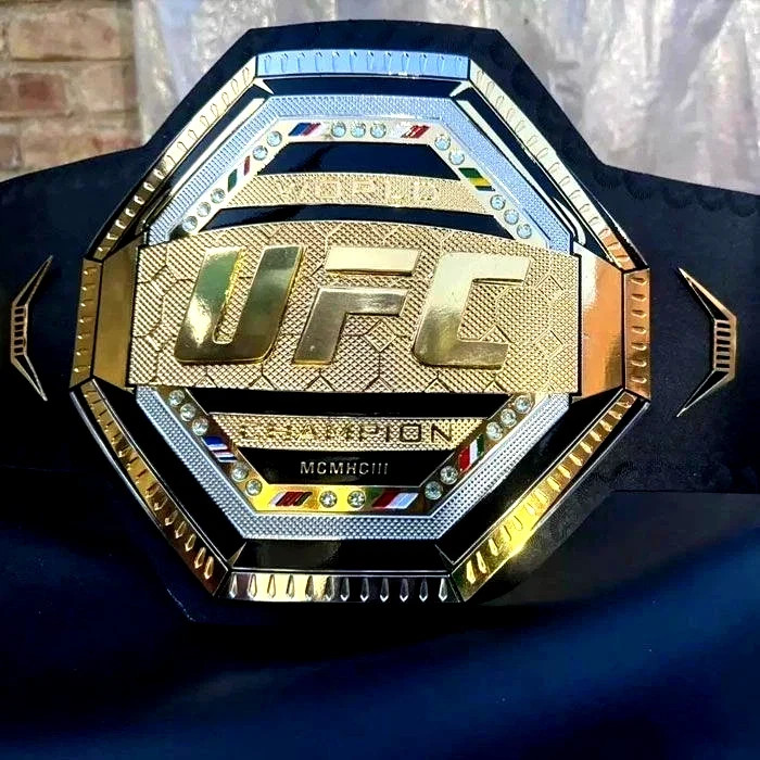 UFC Legacy Championship Title Belt Brass Gold Adult Size Replica Belt 4mm