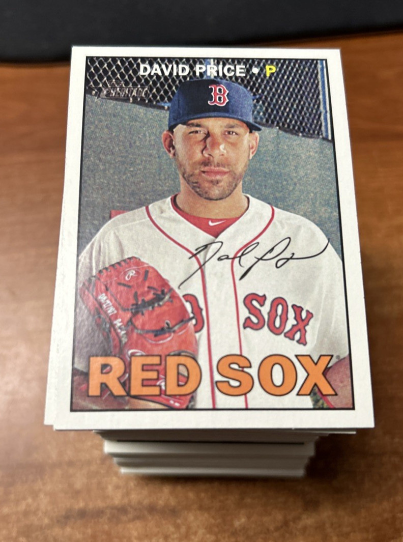 2016 Topps Heritage High Number 501-700 Complete Set