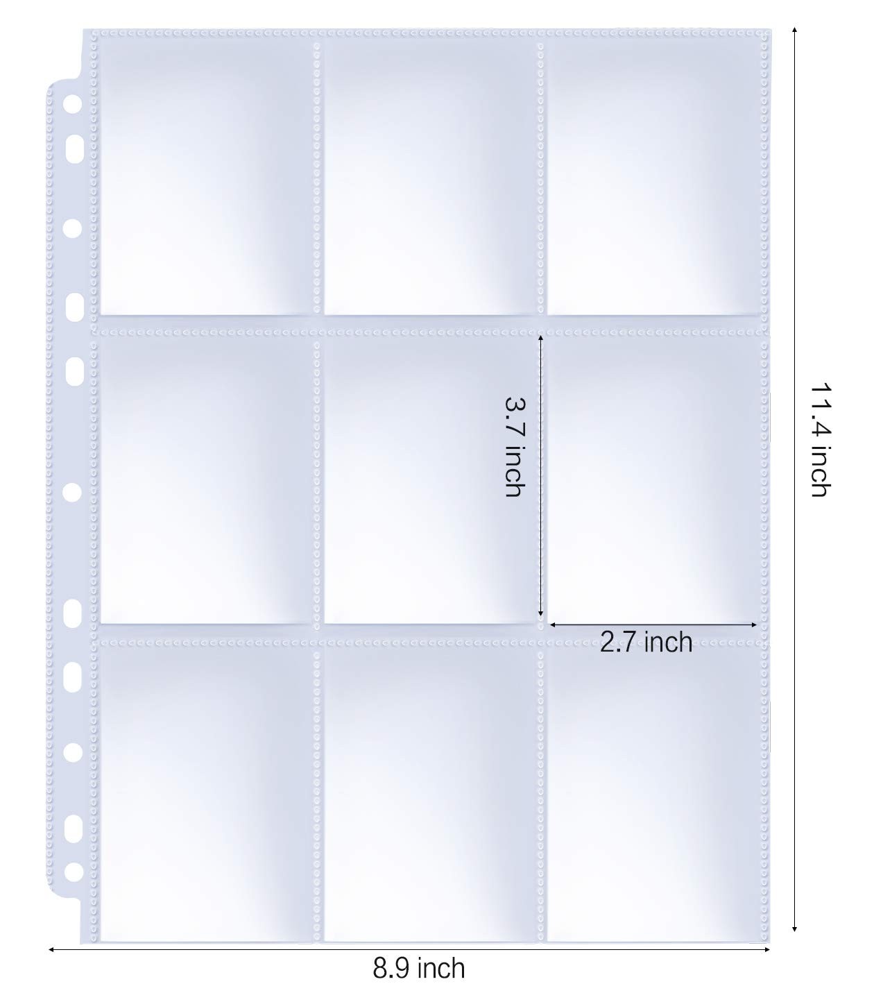 Paginas De Fundas De Tarjetas Comerciales, Paquete De 100 Albumes De Almacen…