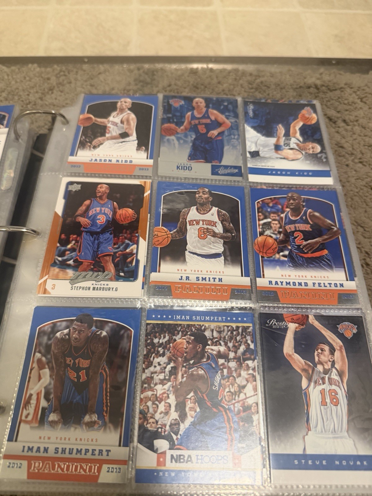 Sport Cards Binder NFL, And Nba Rare And Great Condition