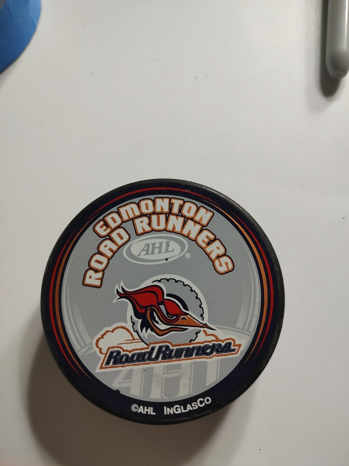 AHL EDMONTON ROADRUNNERS 2004-2005 Souvenir PUCK #6