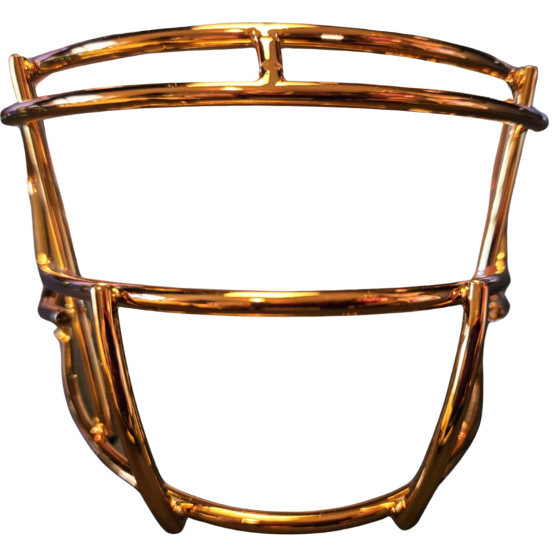 Custom Chrome Colors Riddell Speed Metal Mini Football Helmet Facemask