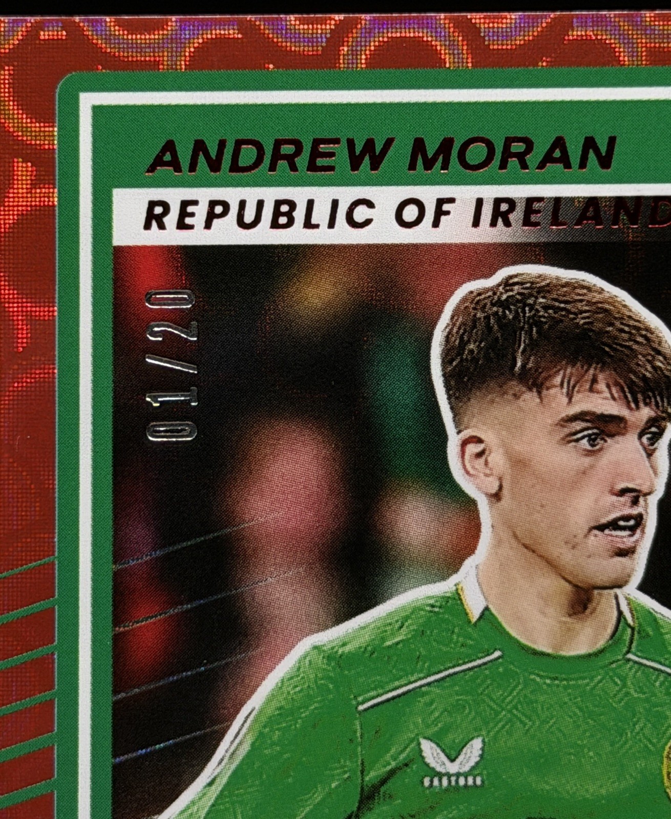 2025-26 Donruss Road To World Cup Ireland Andrew Moran Rated Rookie Red /20